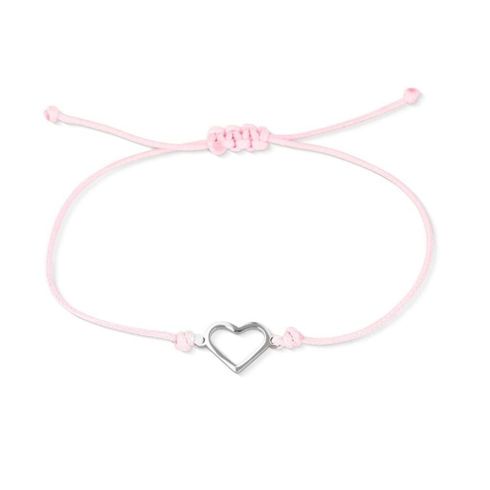 VUCH Armband Romantický kabala náramek se srdíèkem Silver Siope