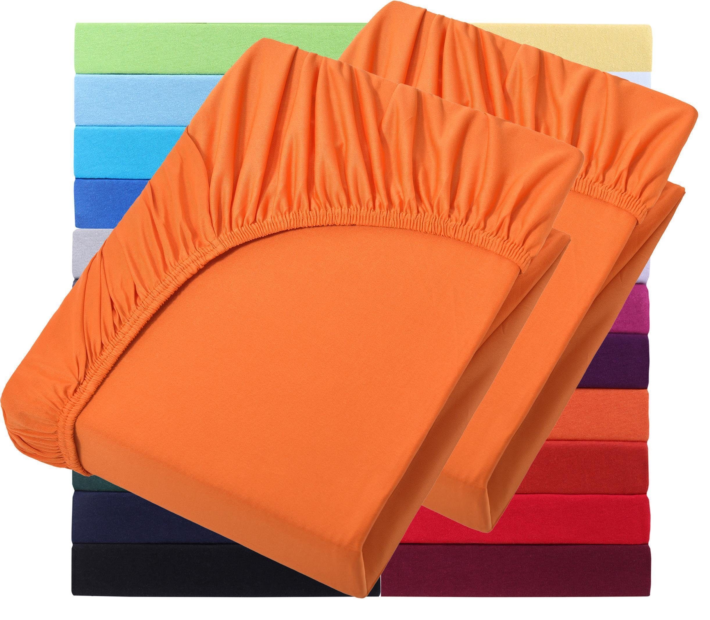 NatureMark Spannbettlaken 2er-Set Jersey Spannbetttuch 100% günstig online kaufen