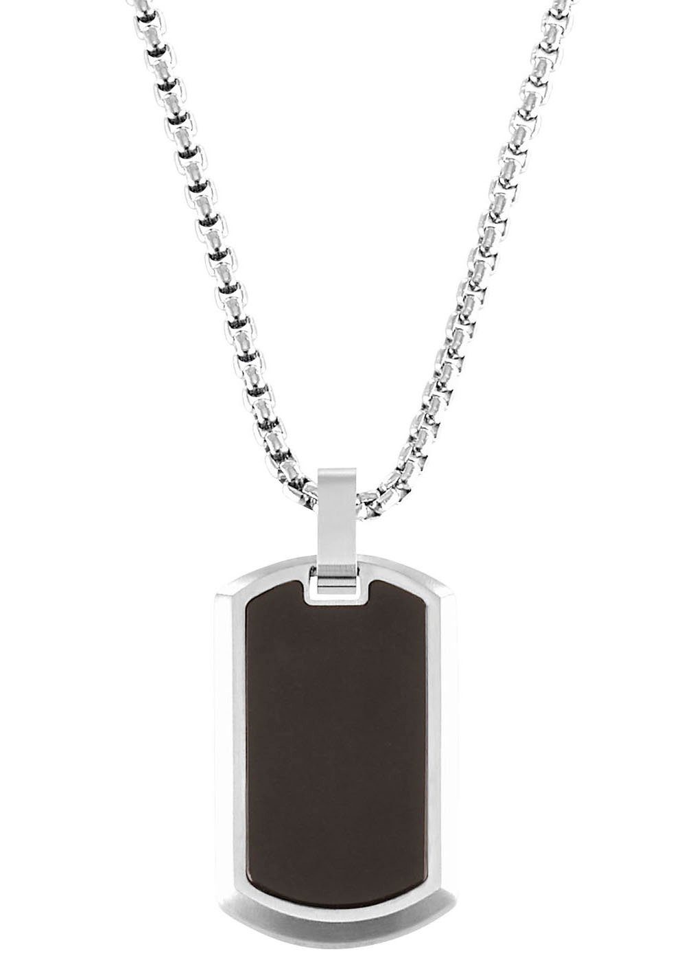 s.Oliver Junior Kette mit Anhänger Dog Tag, 2036874, mit Achat