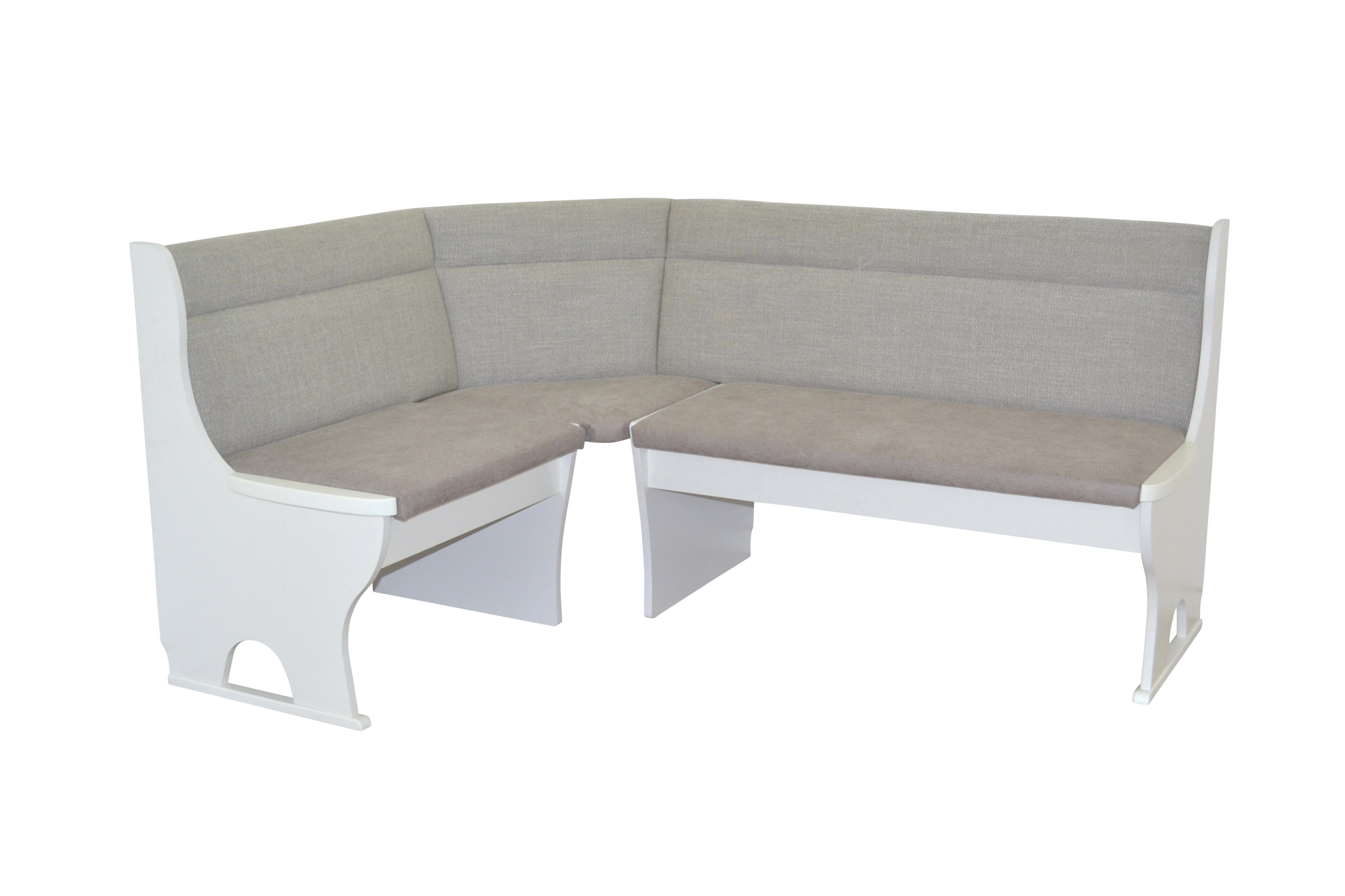 moebel-direkt-online Eckbank Cora (Schenkel rechts/links montierbar, Stellfläche 125x165 cm)