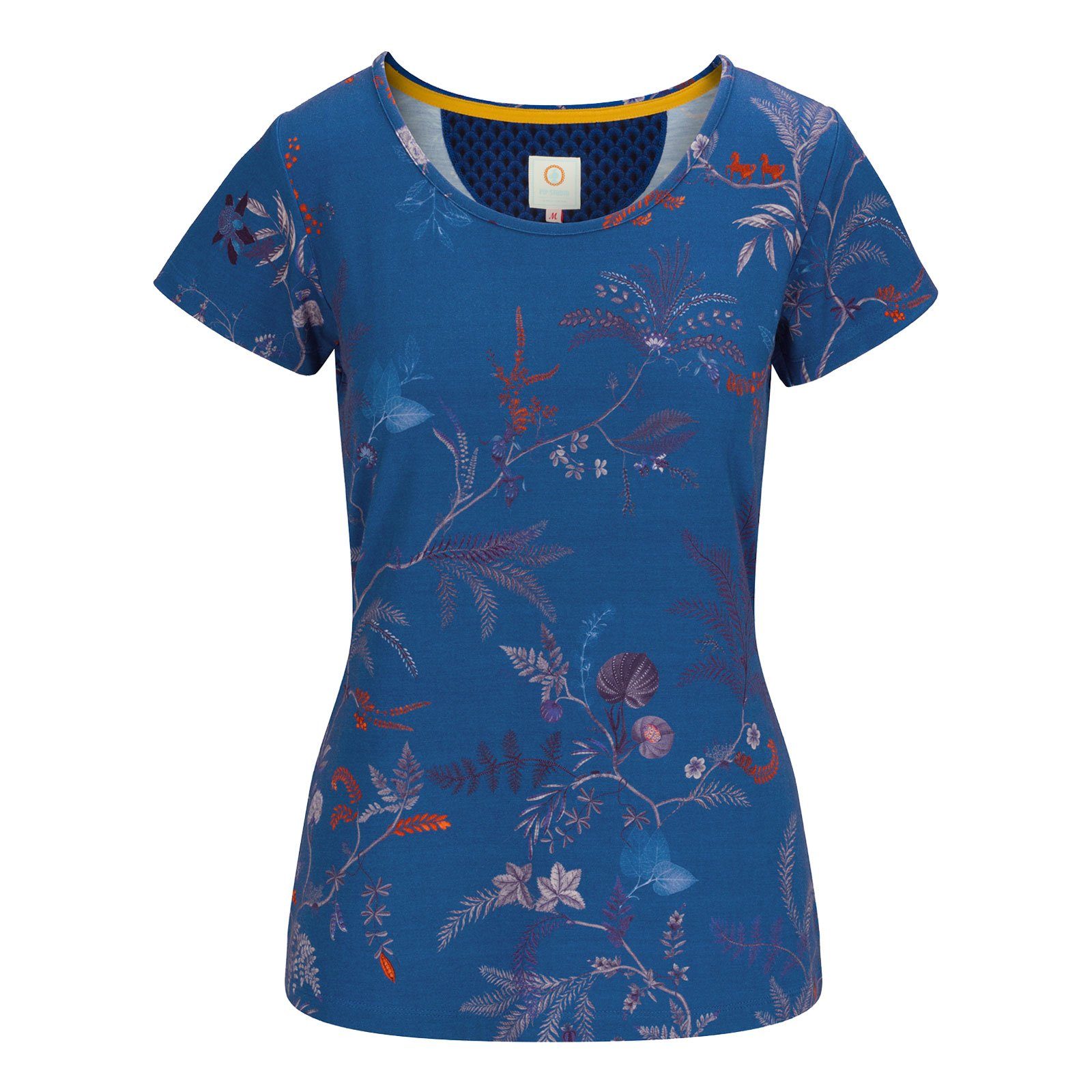 PiP Studio T-Shirt Tilly Short Sleeve Isola aus geschmeidiger Viskosemischung