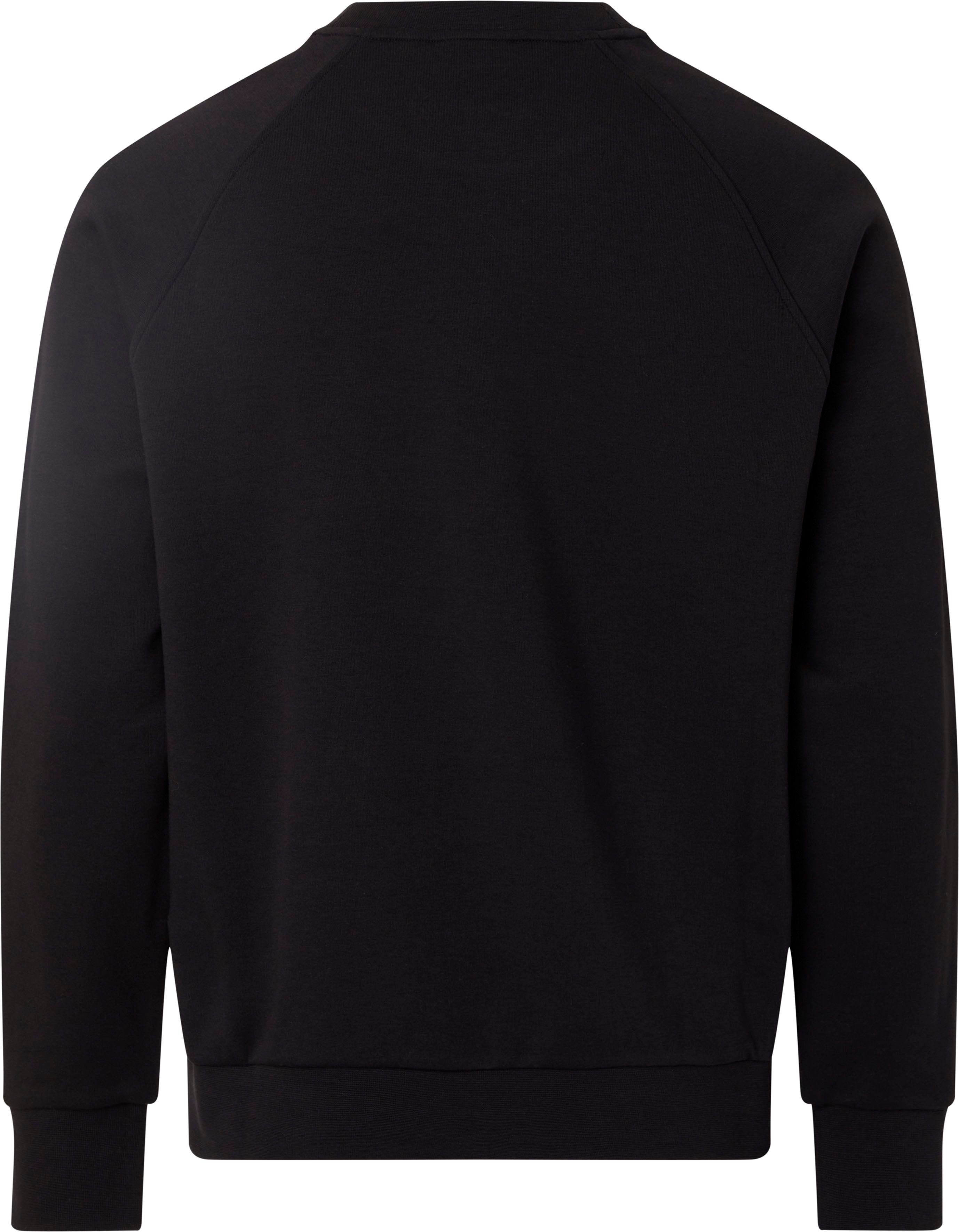 Calvin Klein Sweatshirt LOGO mit am Ärmel TAPE schwarz COMFORT Logo-Streifen SWEATSHIRT