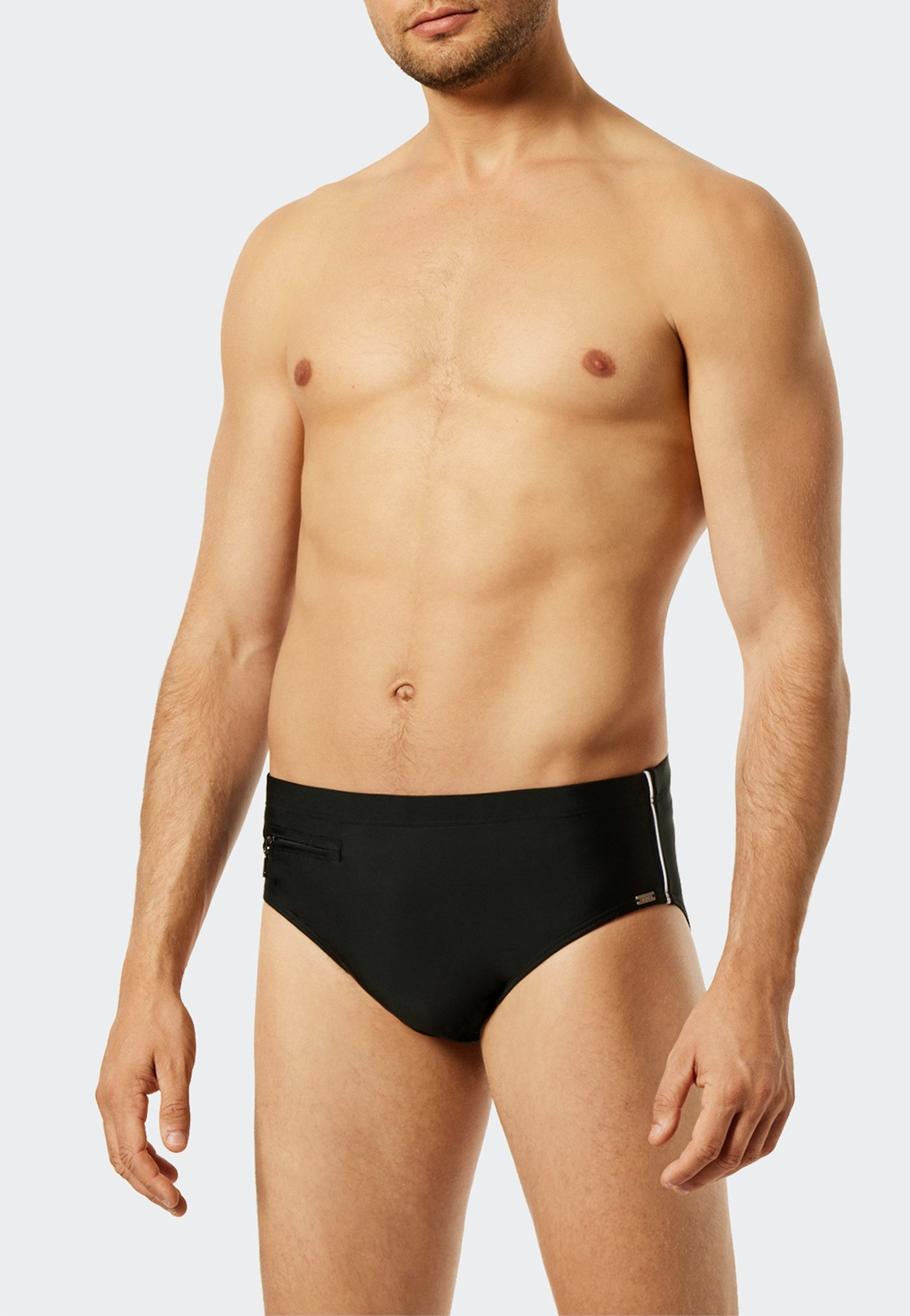 Schiesser Badeshorts - Mit Reißverschlusstasche, Bindekordel, Nachhaltig günstig online kaufen