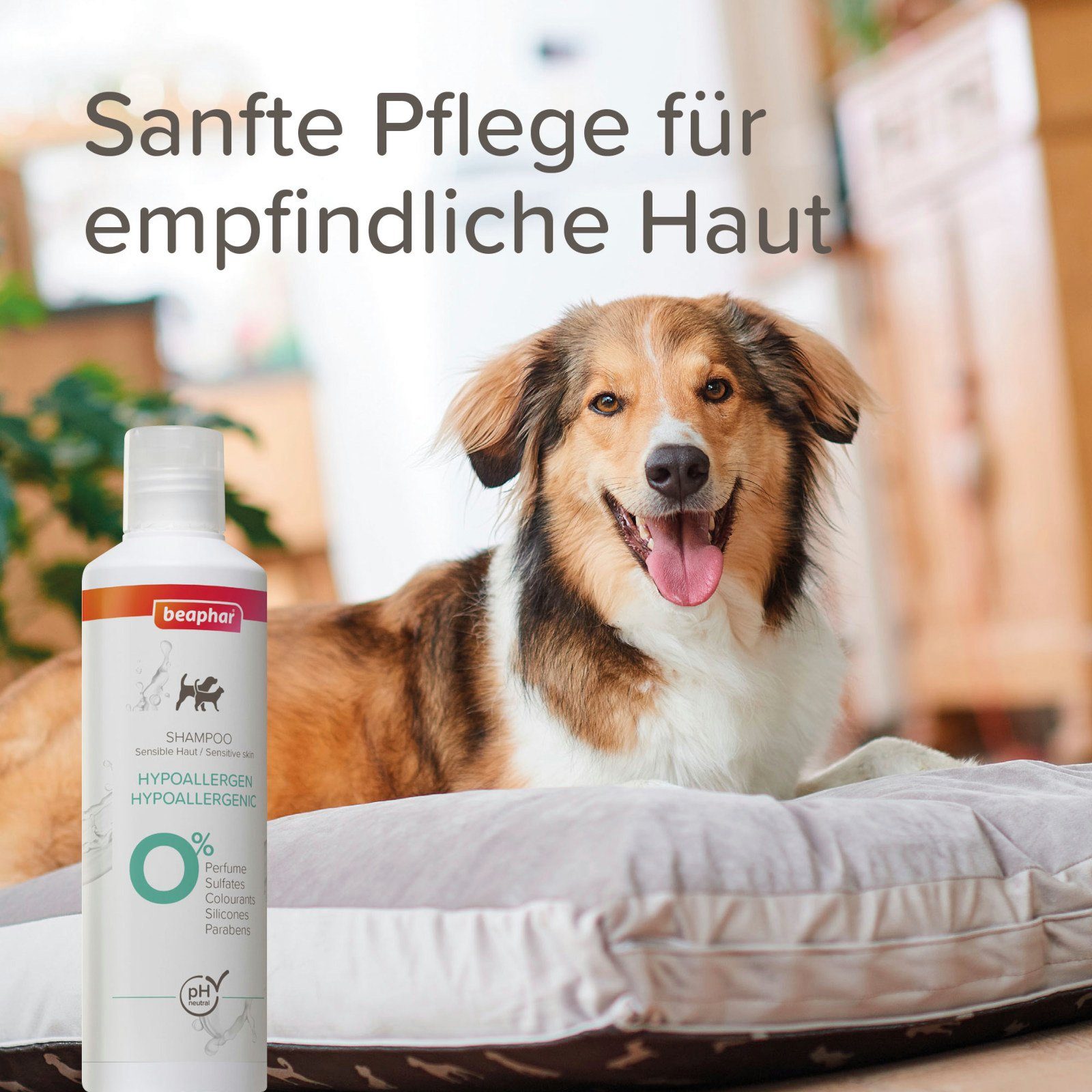 beaphar Tiershampoo Hypoallergen Shampoo für Hunde & Katzen - 250 ml, 250 ml