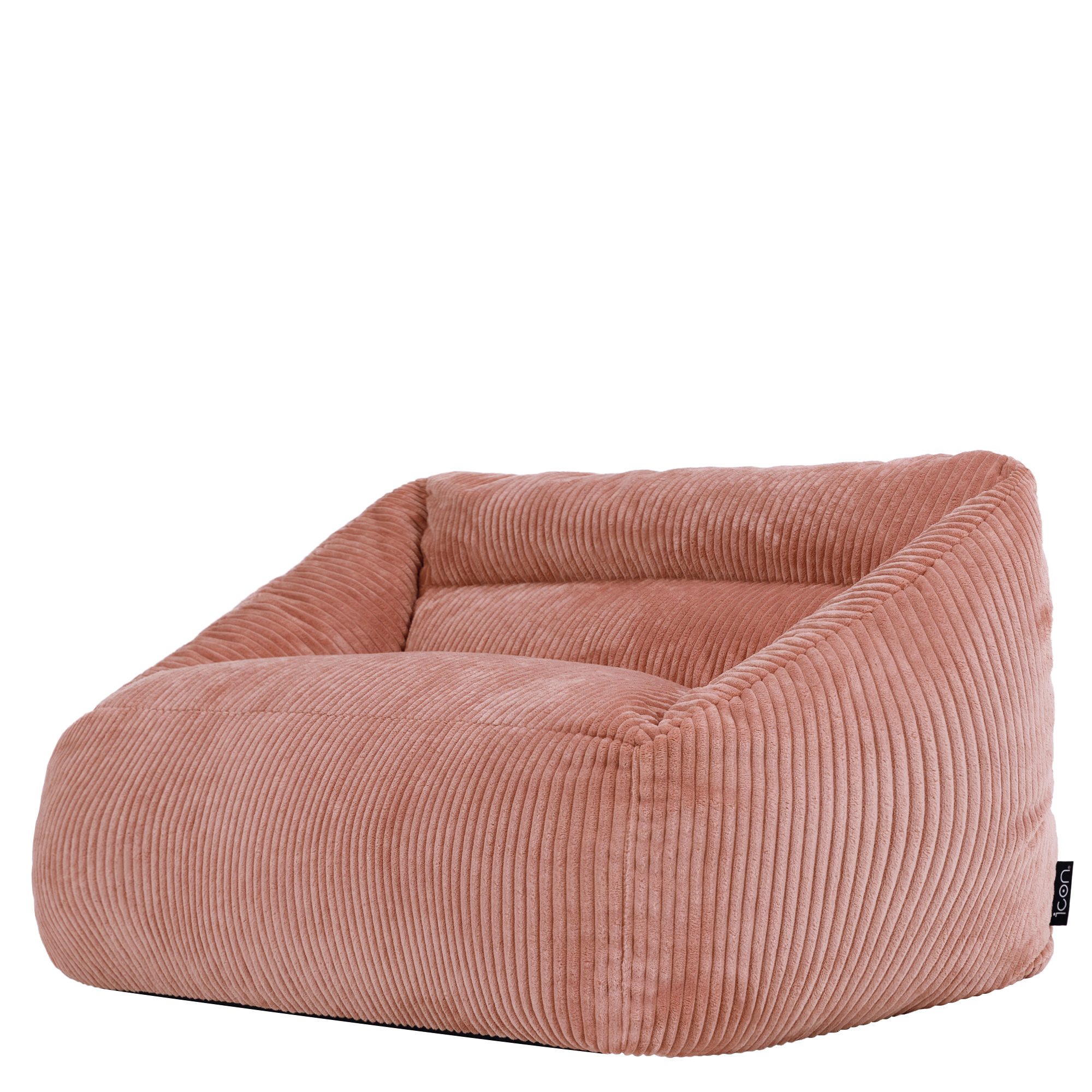 icon Sitzsack Sofa für Kinder aus Cord mit Füllung, Made in Germany, für Kinderzimmer, flauschig