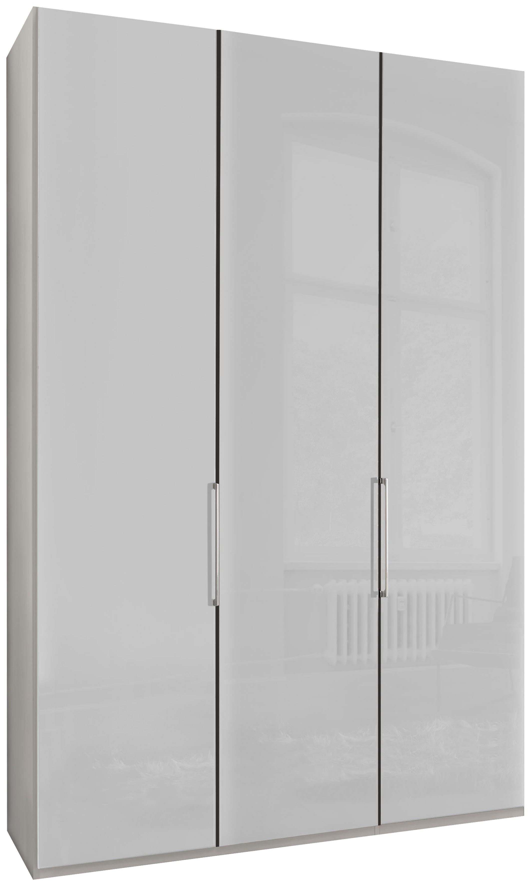 WIEMANN Falttürenschrank Monaco mit Glasfront sowie hochwertigen Beschlägen