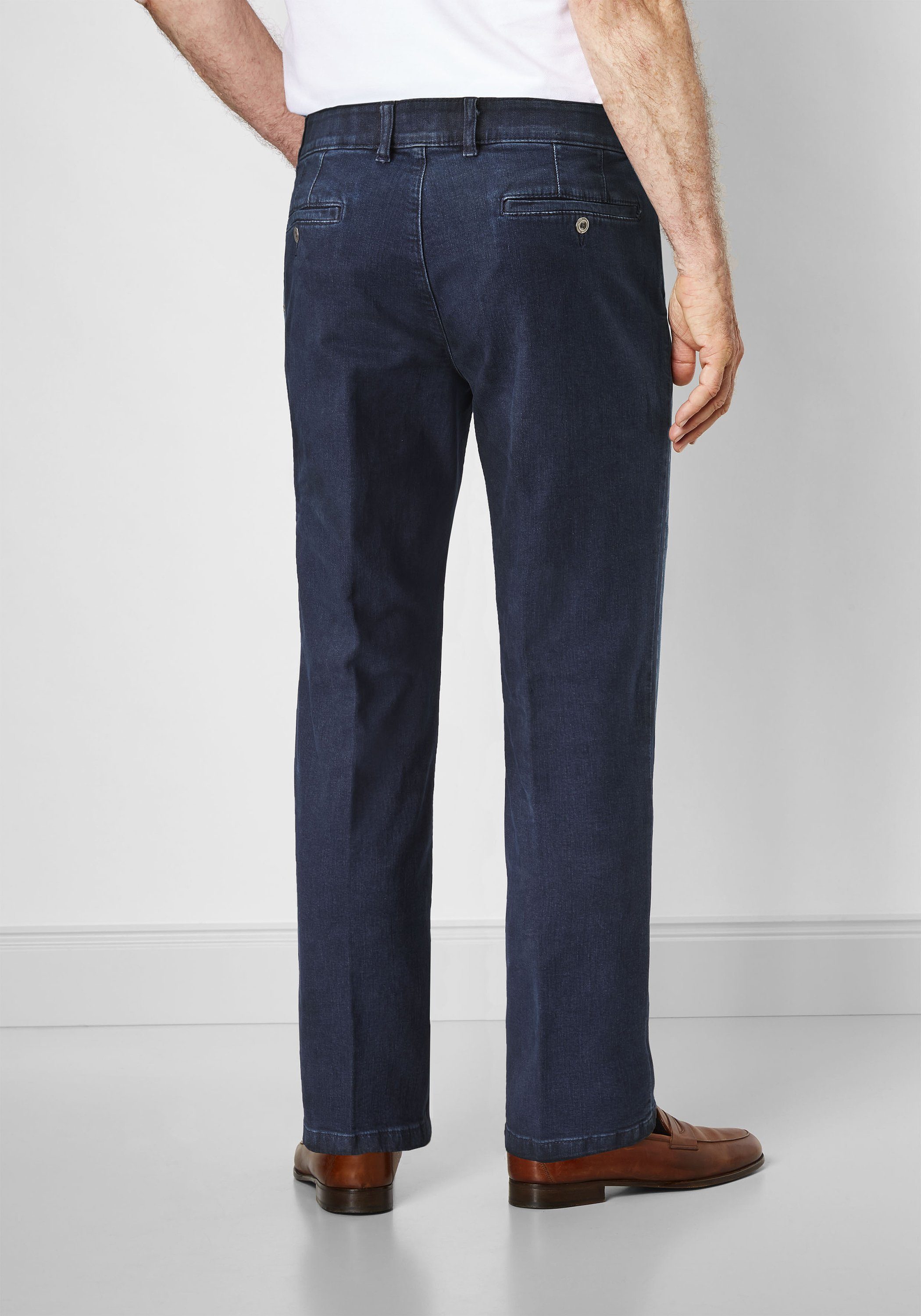 Suprax Regular-fit-Jeans Sicherheitstasche / blue black mit Komfort-Dehnbund und Jeans