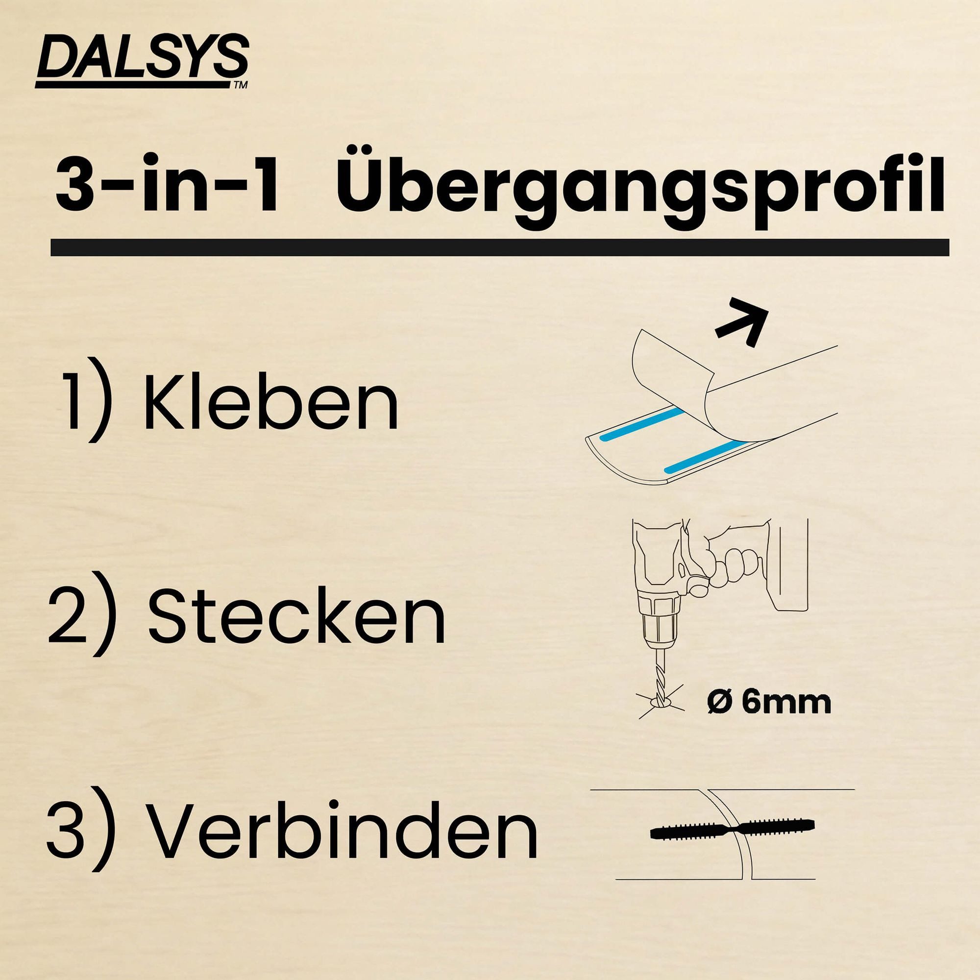 Dalsys Übergangsprofil (1-St)