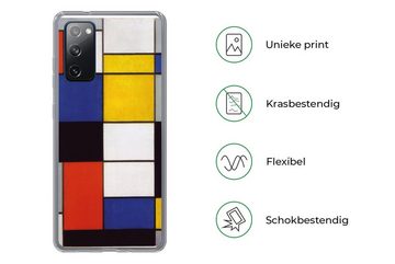 MuchoWow Handyhülle Komposition A - Piet Mondrian, Phone Case, Handyhülle Samsung Galaxy S20 FE, Silikon, Schutzhülle