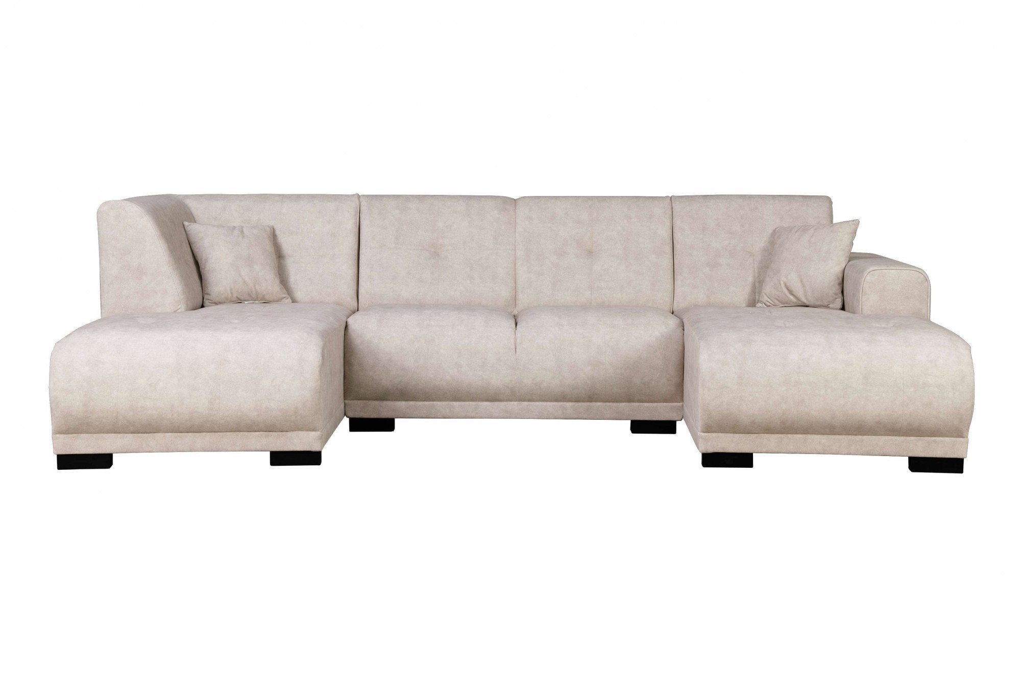 Home affaire Wohnlandschaft "Langeland U-Form", incl. 2 Zierkissen, Recamie günstig online kaufen