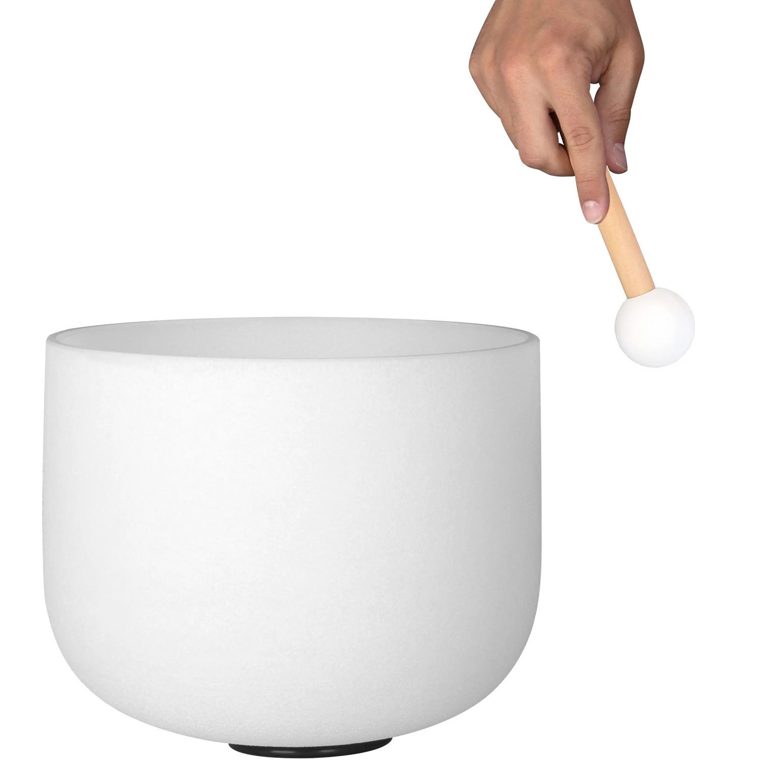 Sela Klangschalen Sela Klangschalen Set SECF-SET 7-teilig aus Quarz, 7-teiliges Klangschalen Set aus Quarz Kristall