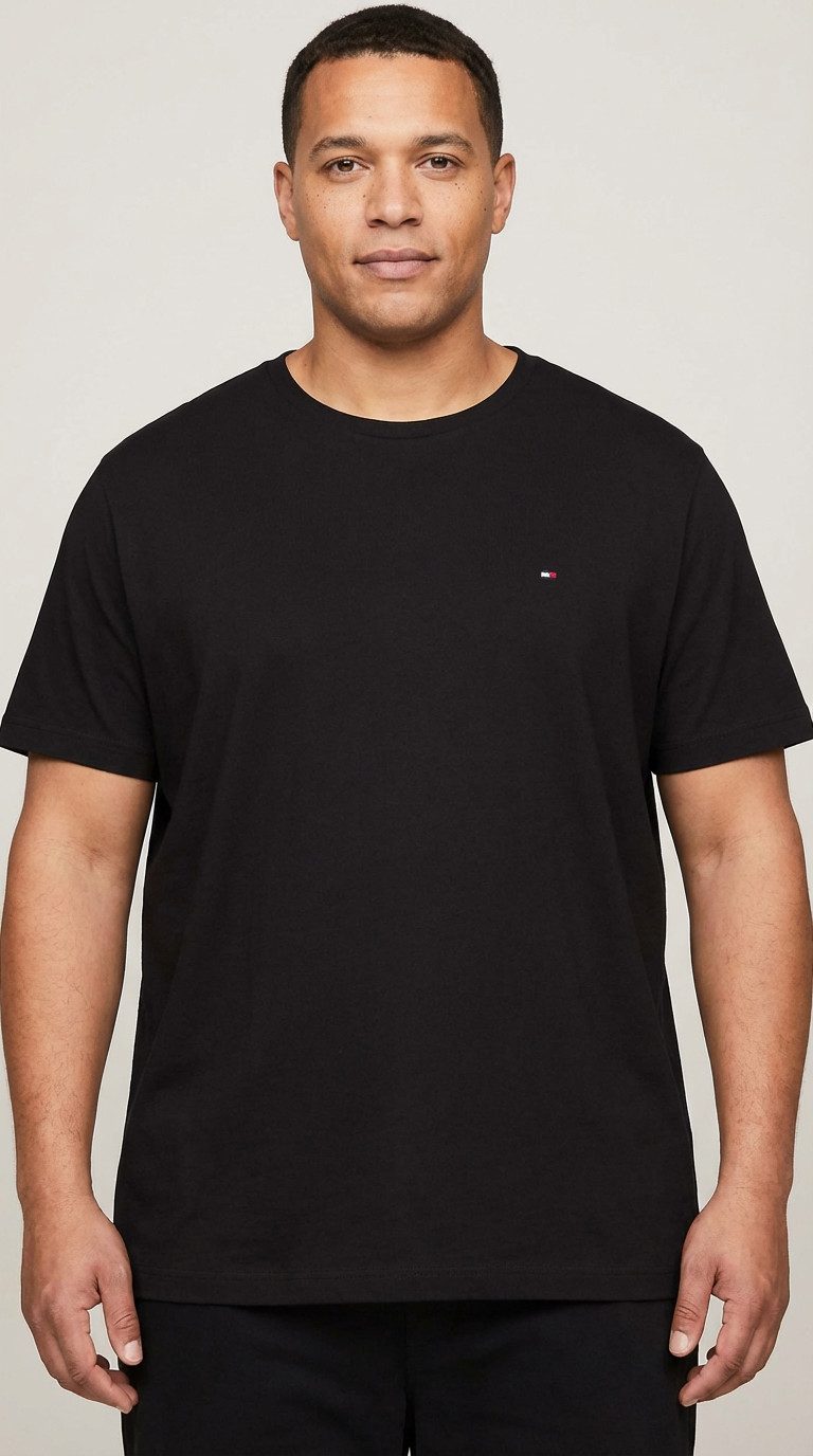 Tommy Hilfiger Big & Tall T-Shirt BT-ESS SEASONAL REG SOLID TEE-B Große Grö günstig online kaufen