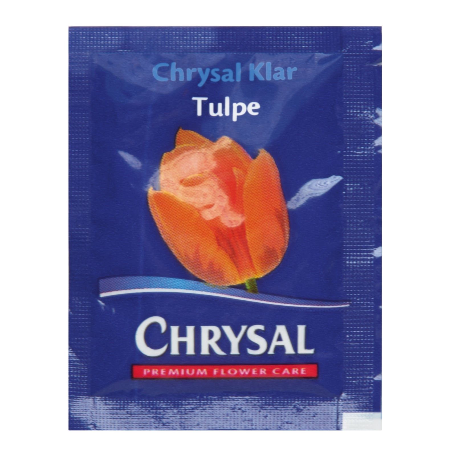 Chrysal Pflanzenstärkungsmittel Klar Tulpe, Schnittblumennahrung in Pulverform 5 g, 100 Stück
