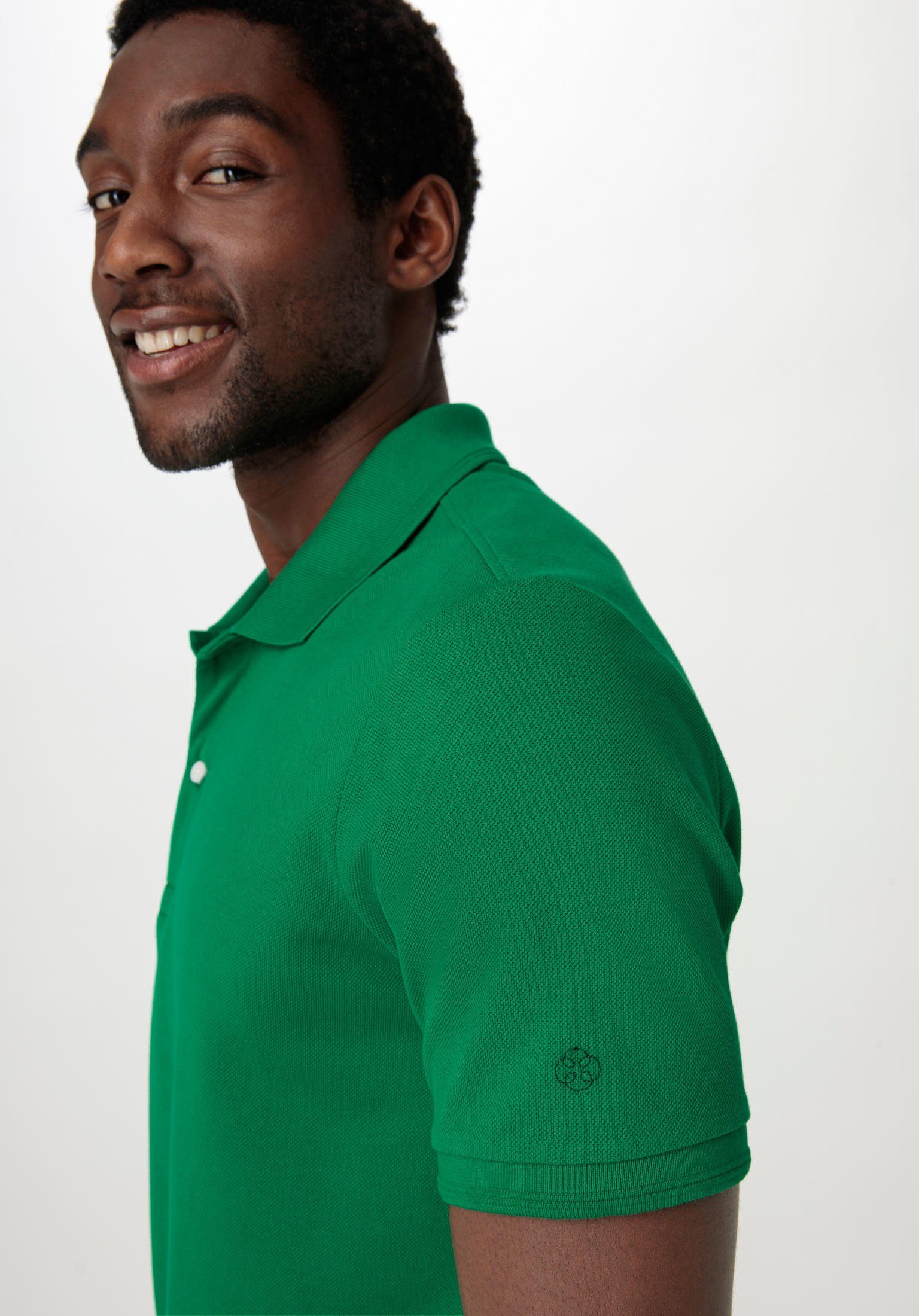 Hessnatur T-Shirt Zwirn Polo Regular aus reiner Bio-Baumwolle (1-tlg)