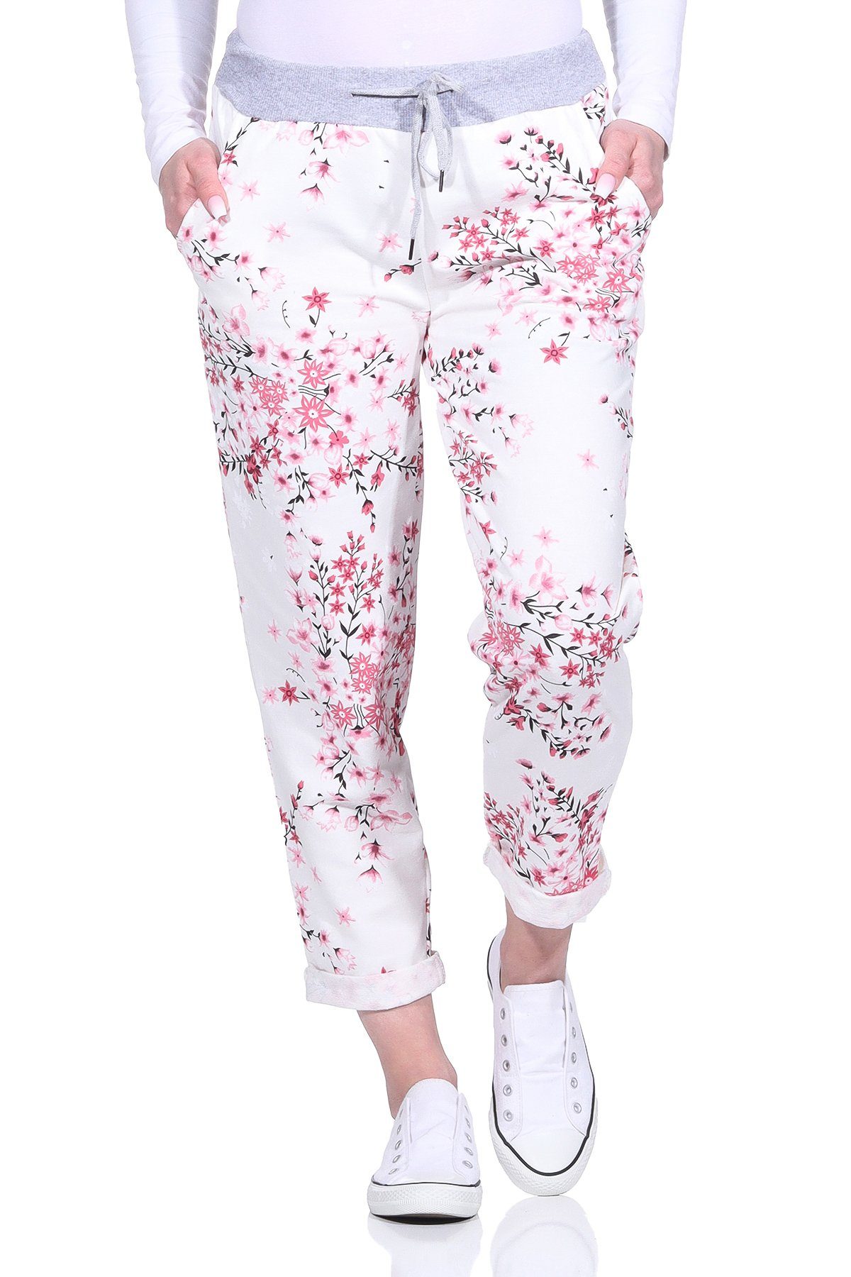 Aurela Damenmode Relaxhose Freizeithose super leichte Haushose angenehme Jo günstig online kaufen