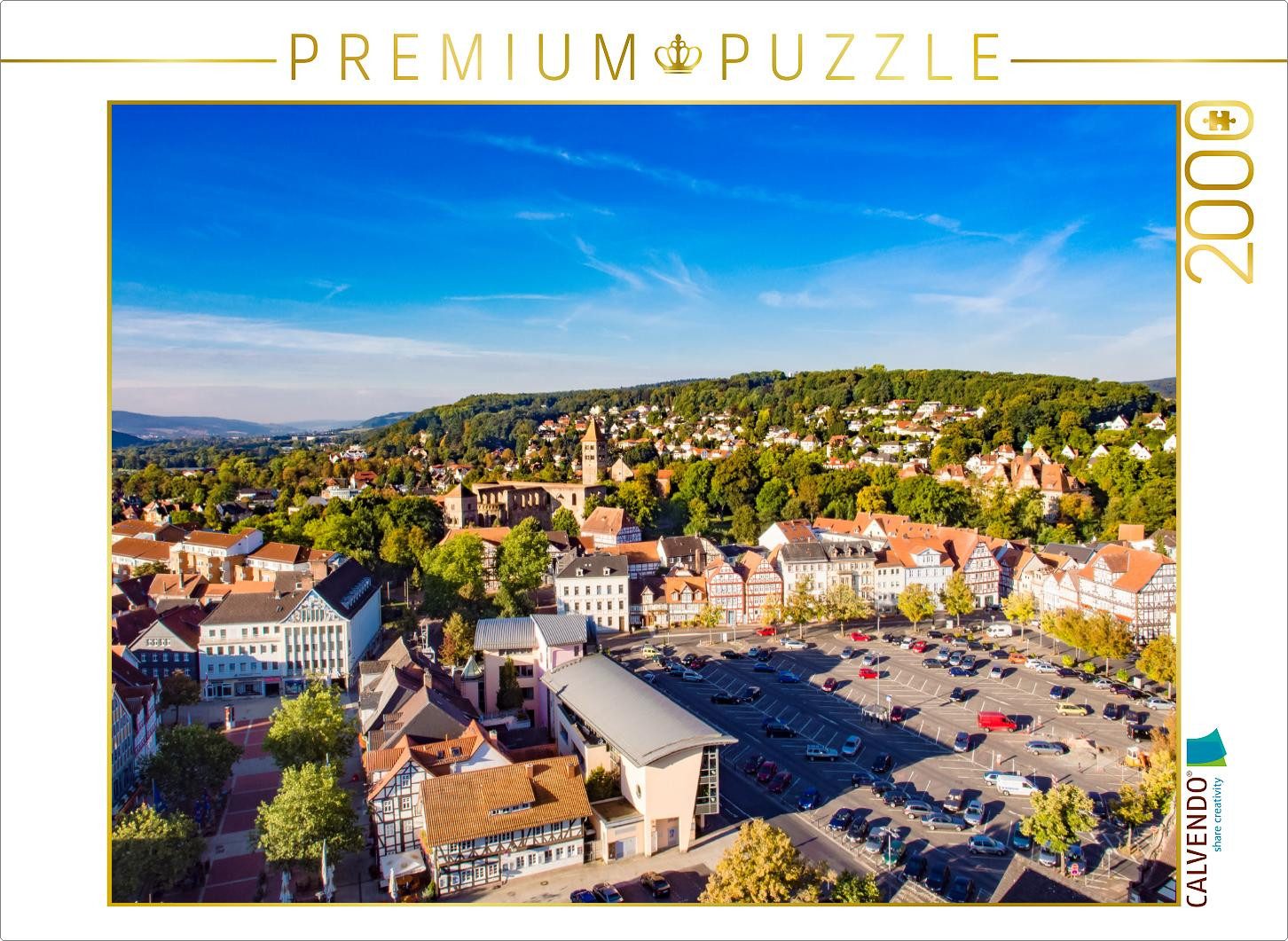CALVENDO Puzzle CALVENDO Puzzle Blick über Bad Hersfeld 2000 Teile Puzzle quer, 2000, 2000 Puzzleteile