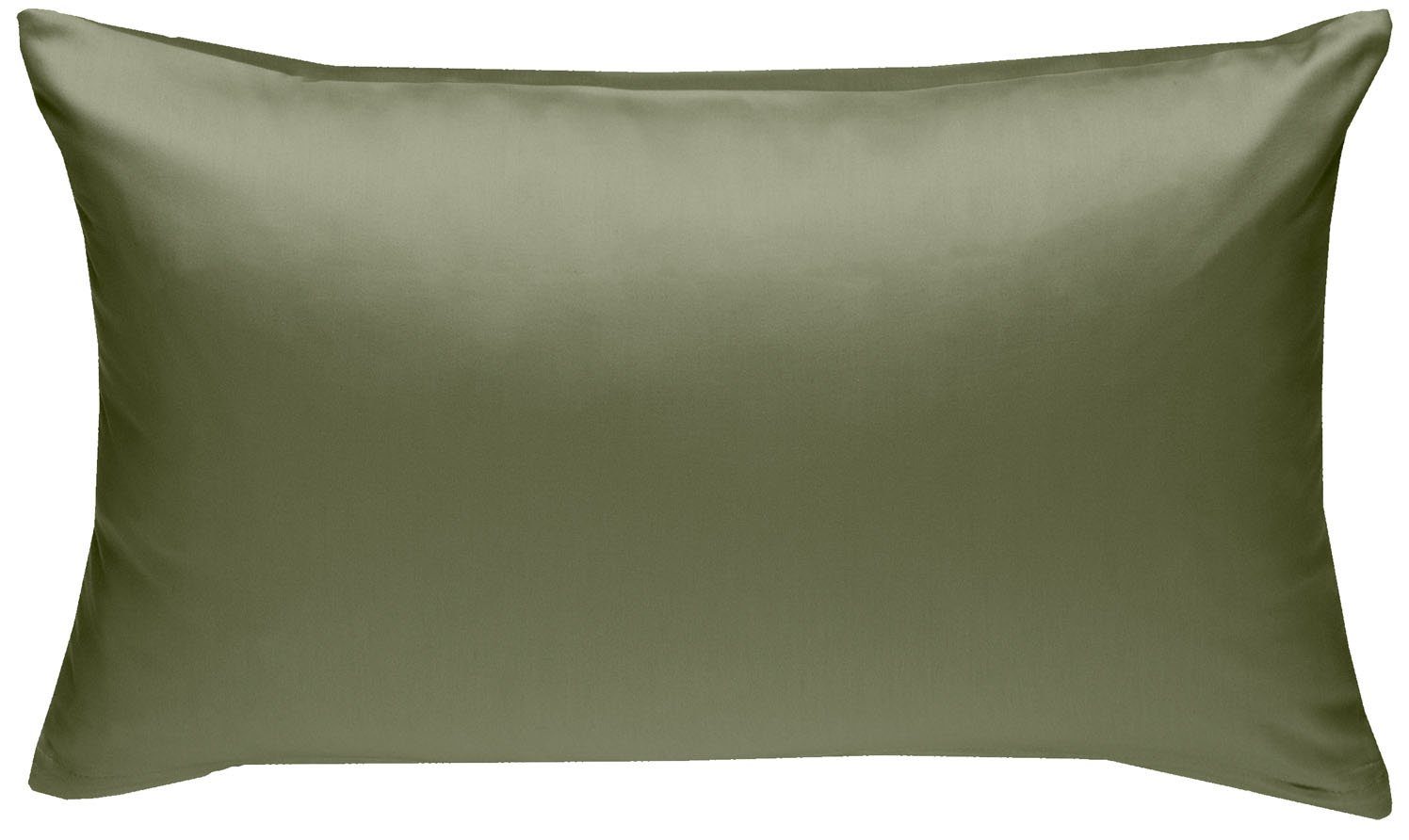 BETTWAESCHE-MIT-STIL Kissenbezug Mako Satin Kissenbezug uni einfarbig, (1 Stück)