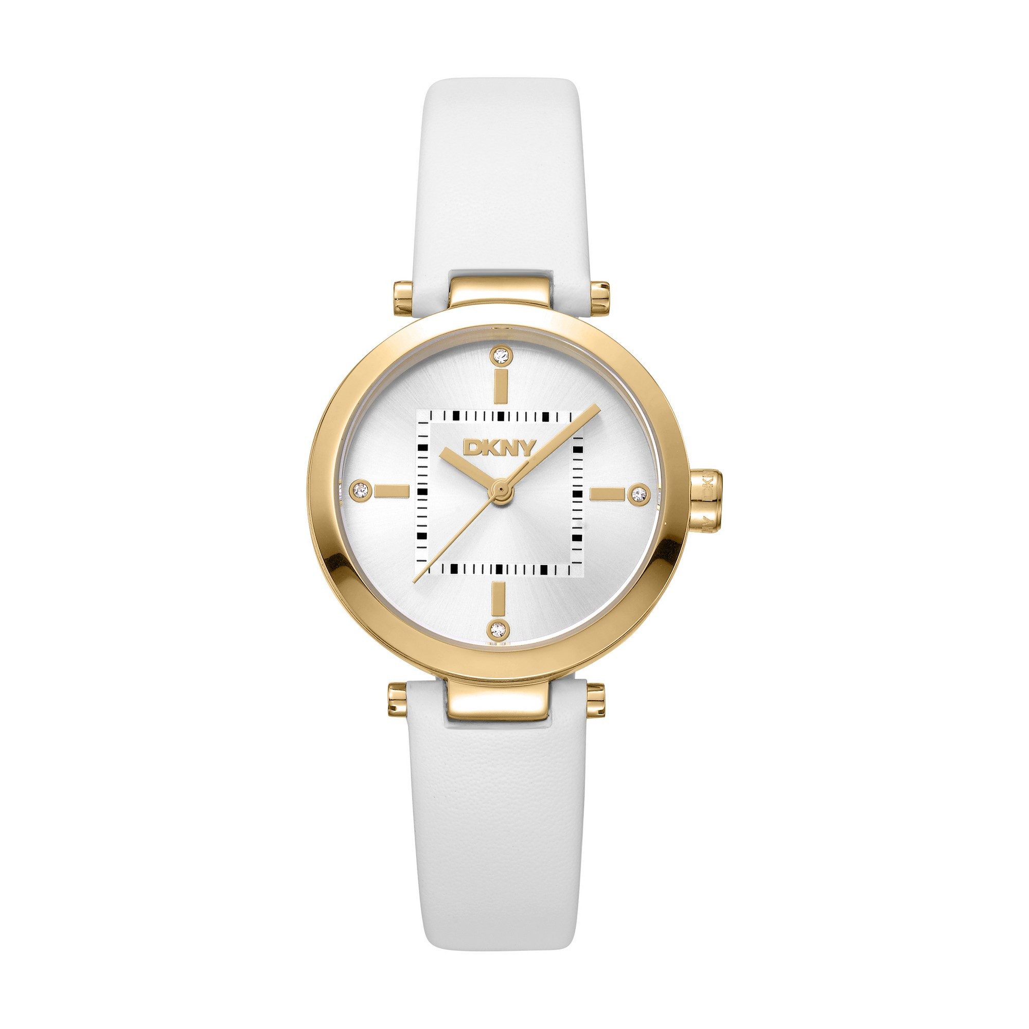 DKNY Quarzuhr Urban DK1L092L0025, Armbanduhr, Damenuhr, Lederarmband, analog