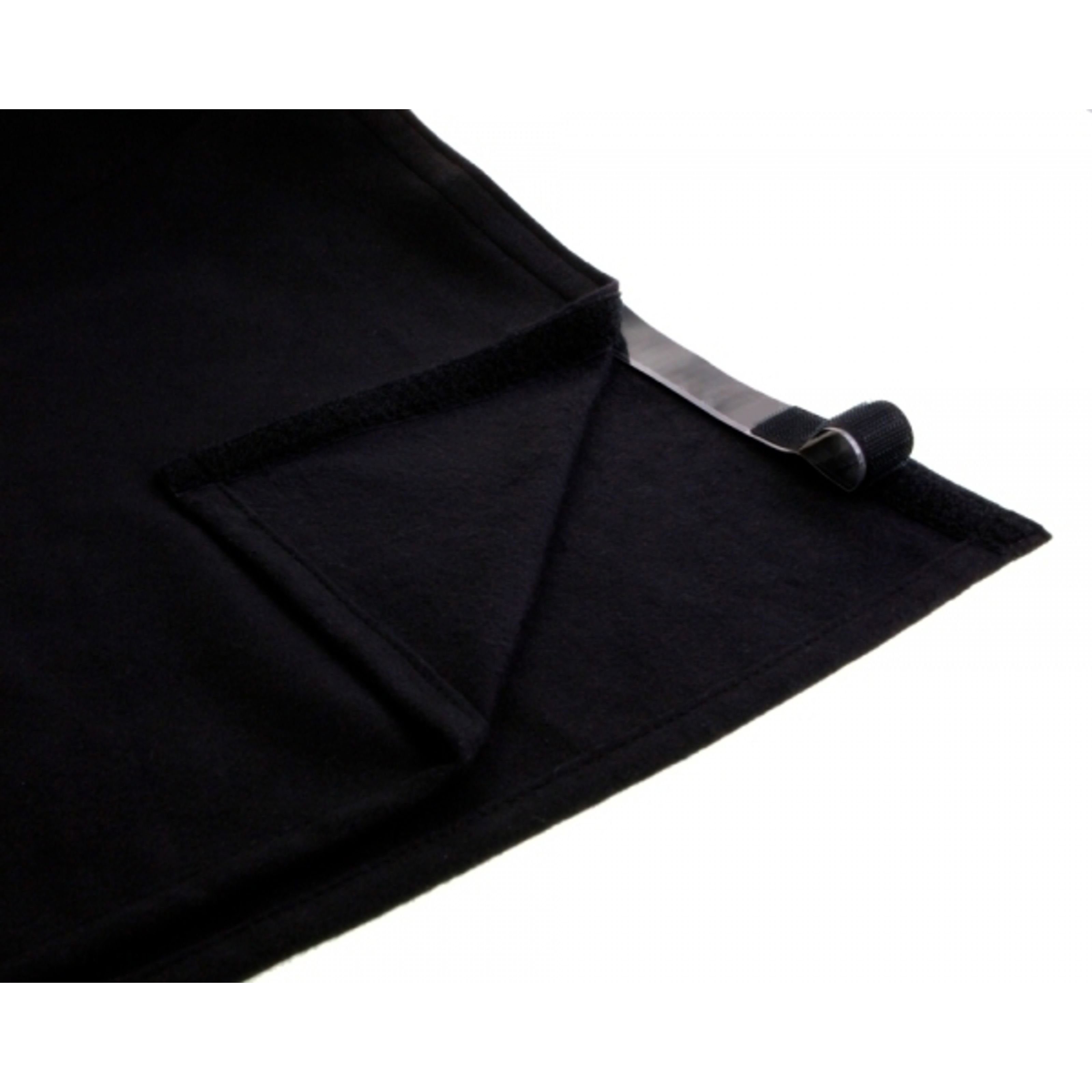 lightmaXX Gerüst, Podestverkleidung, schwarz 5m x 0,6m inkl. Klettband