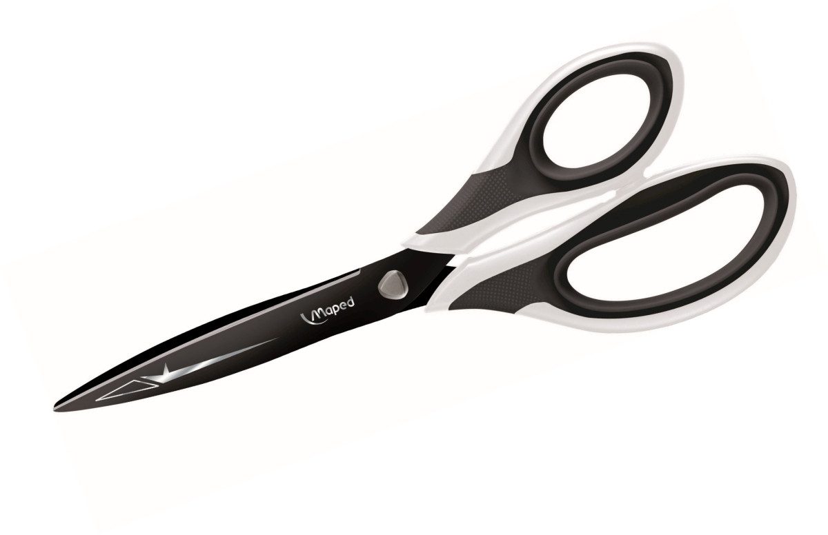 MAPED Papierscheren Schere Diamond 21 cm auf Blisterkarte