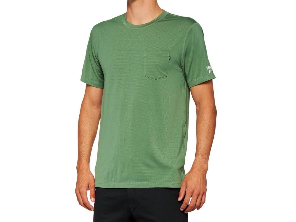100% Funktionsshirt 100% Mission Athletic T-Shirt olive M