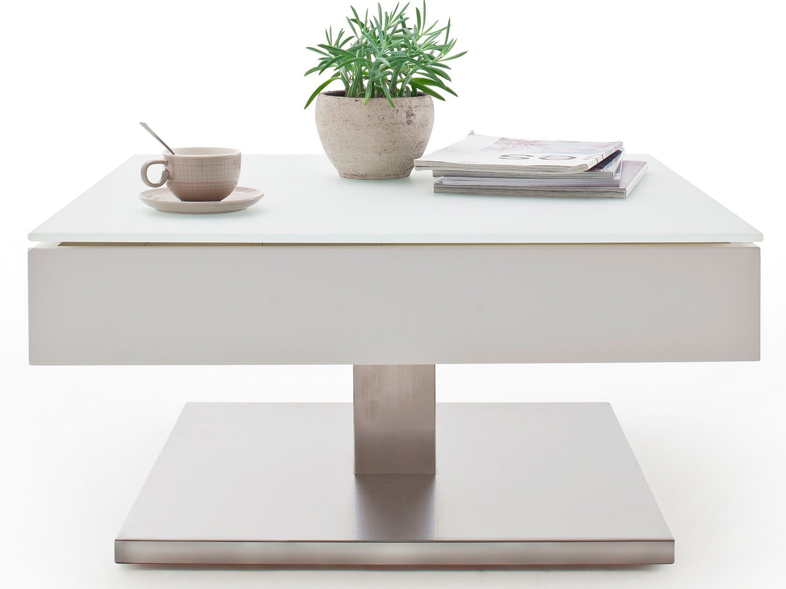 möbelando Couchtisch Marcie, 75 x 38 x 75 cm (B/H/T)