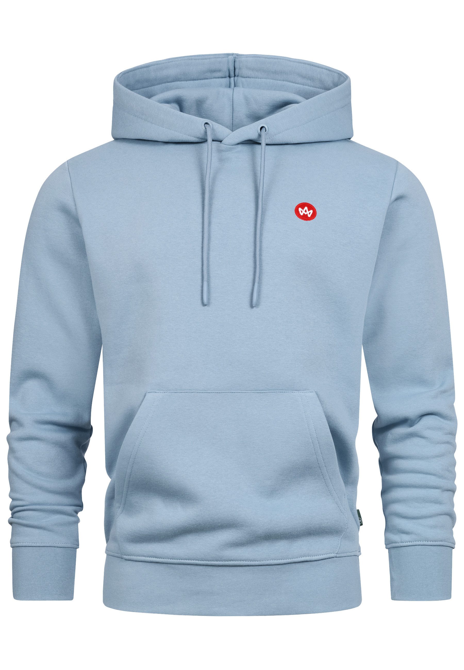 Kronstadt Hoodie Herren KSLars Sweatshirt Kapuze Herrenhoodie (Sweatshirt) Hoodie mit dezentem Logoprint auf der Brust