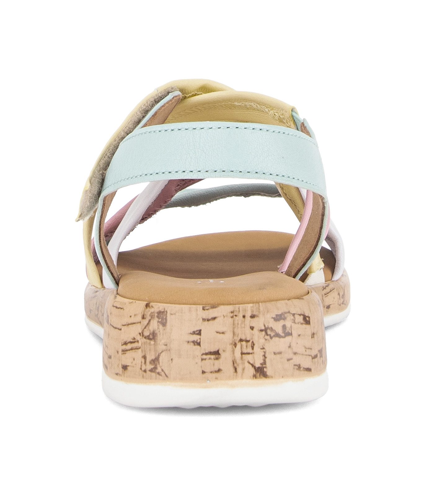 Gabor Rhodos Riemchensandale Sandalette, Sommerschuh im Kontrast-Look, G-Weite