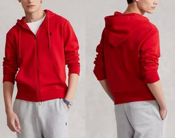 Ralph Lauren Kapuzensweatshirt POLO RALPH LAUREN Double Knit Tech Zip Hoodie Sweater Kapuzen Sweatshi