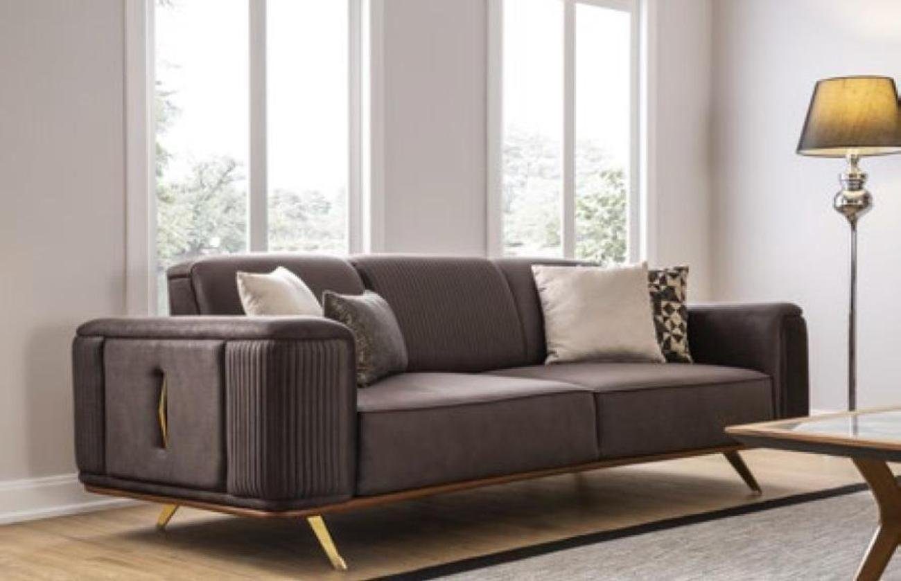 JVmoebel 4-Sitzer Sofas 4 Sitzer Textil Big Möbel Wohnzimmer Modernes Neu Sofa Polyester