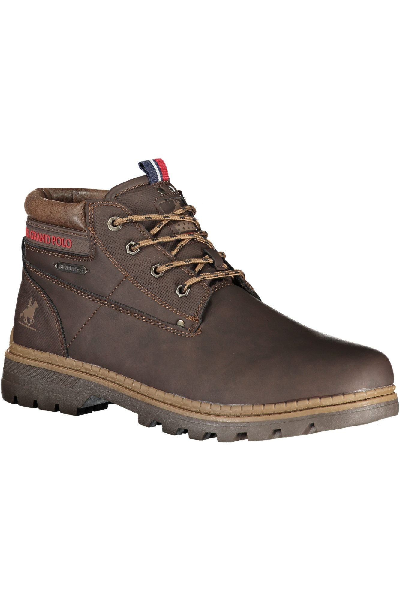 U.S. Polo Stiefelette Trendige Herrenstiefel: Braune Schnürstiefelette