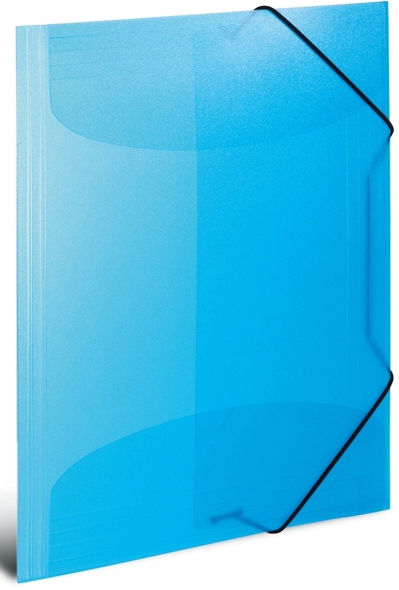 Fächermappe Sammelmappe A4 PP transluzent hellblau