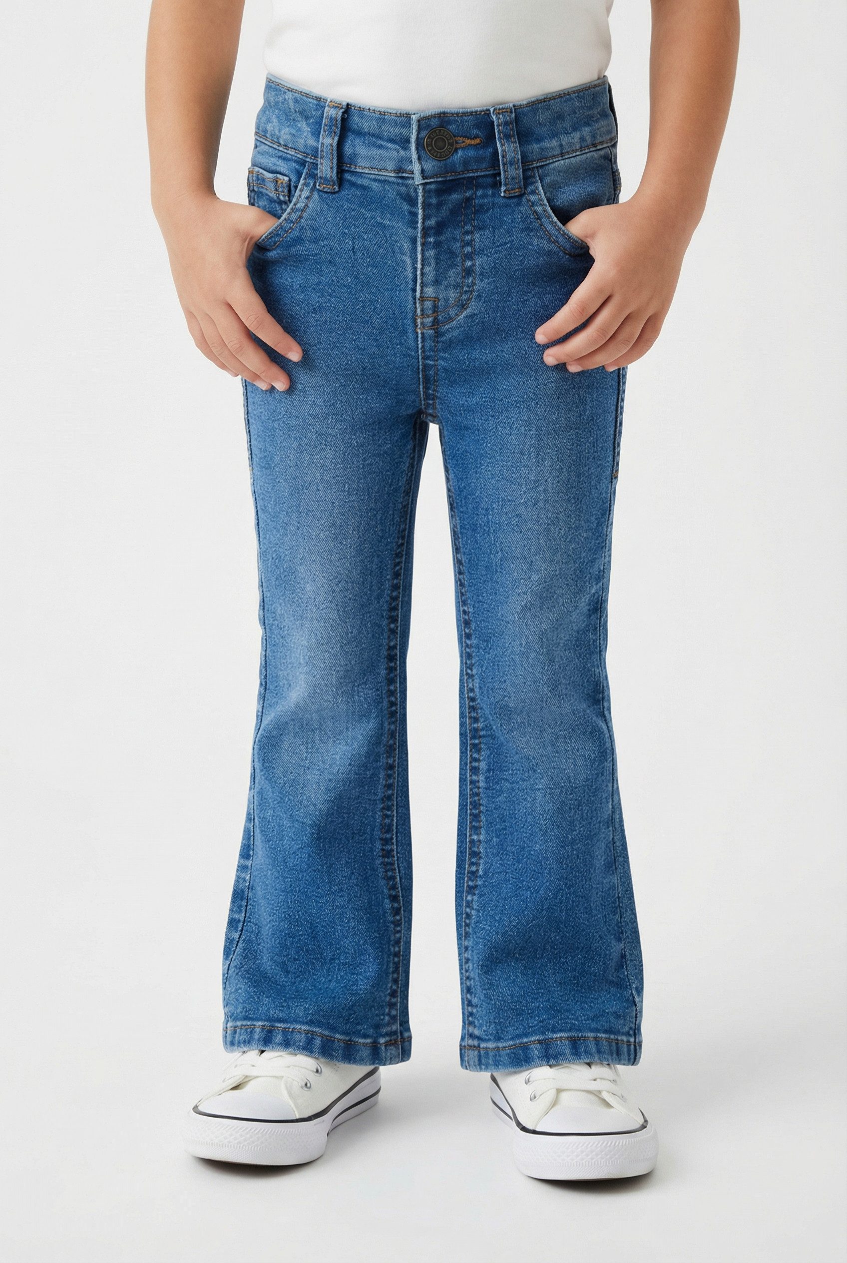 Bootcut-Jeans NMFPOLLY BOOTCUT JEANS 1061-DT TB
