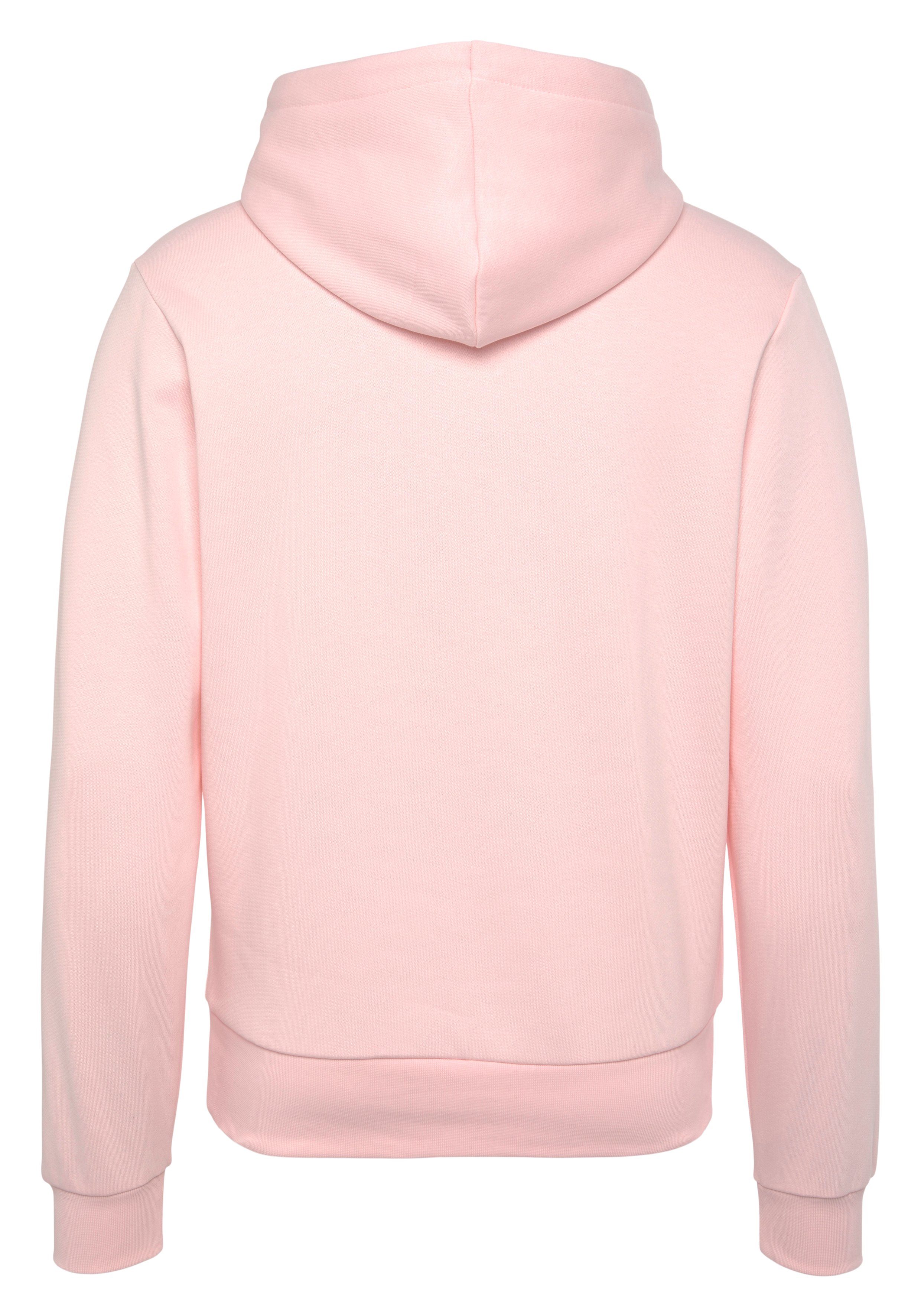 Brust Kapuzensweatshirt Lacoste rosa auf mit Krokodil Stickerei der Lacoste