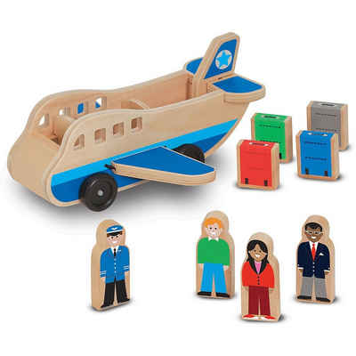 Melissa & Doug Spielzeug-Auto Flugzeug aus Holz