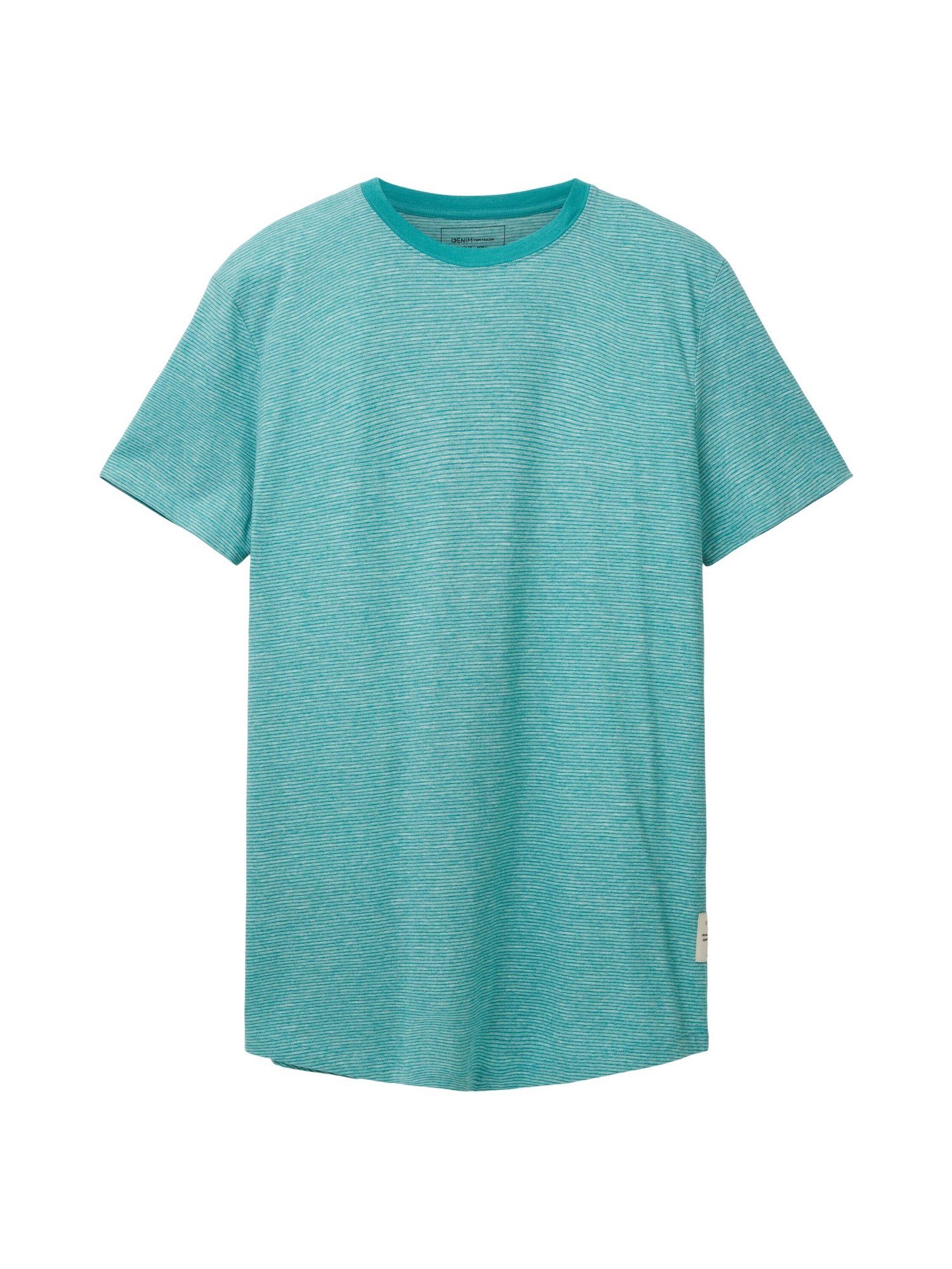 TAILOR T-Shirt TOM grün (1-tlg) T-Shirt Kurzarmshirt