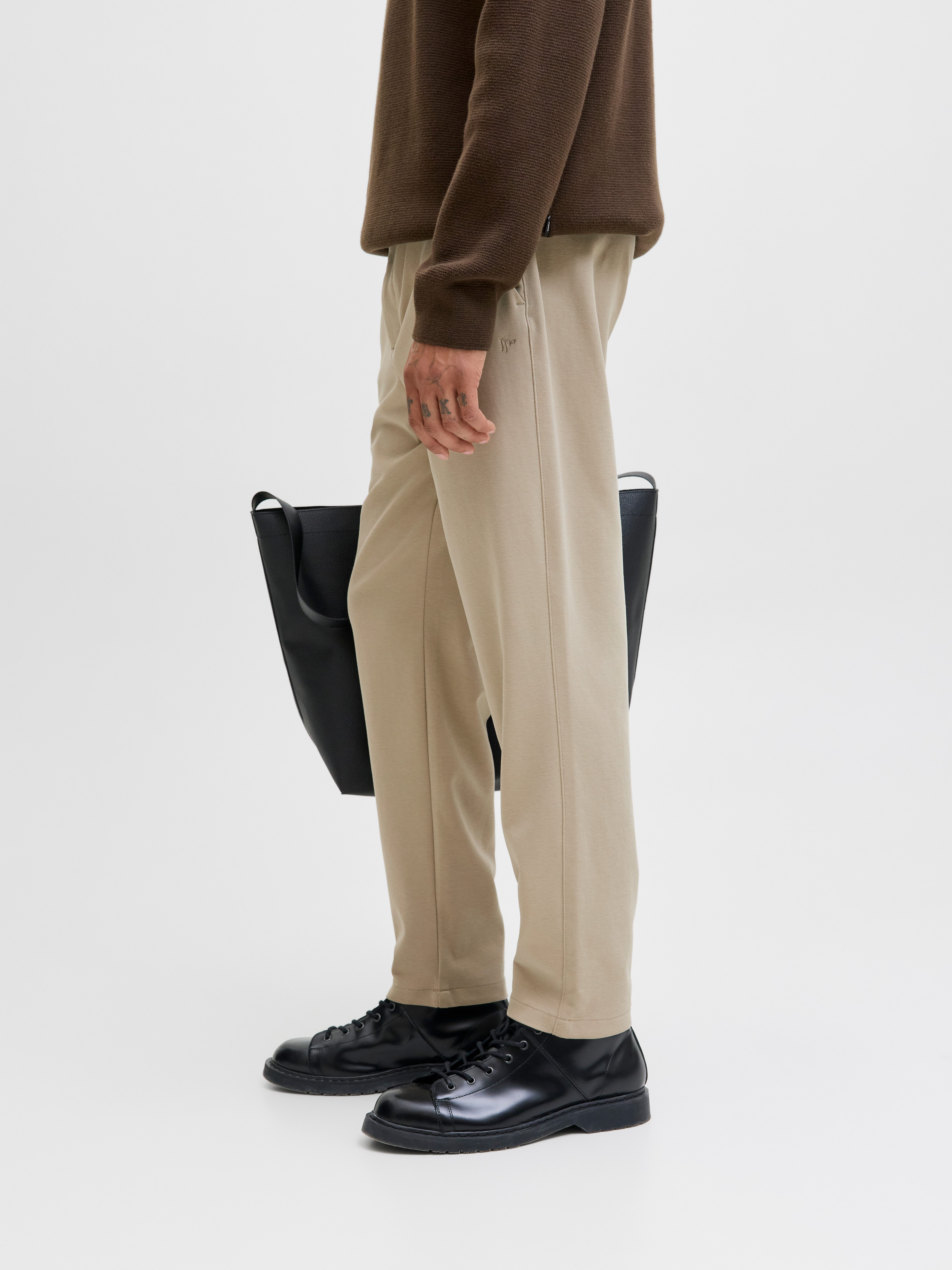 Jack & Jones Herren Chino Hose JPSTACE NEO JOGGER - Mid Waist - Tapered Fit günstig online kaufen