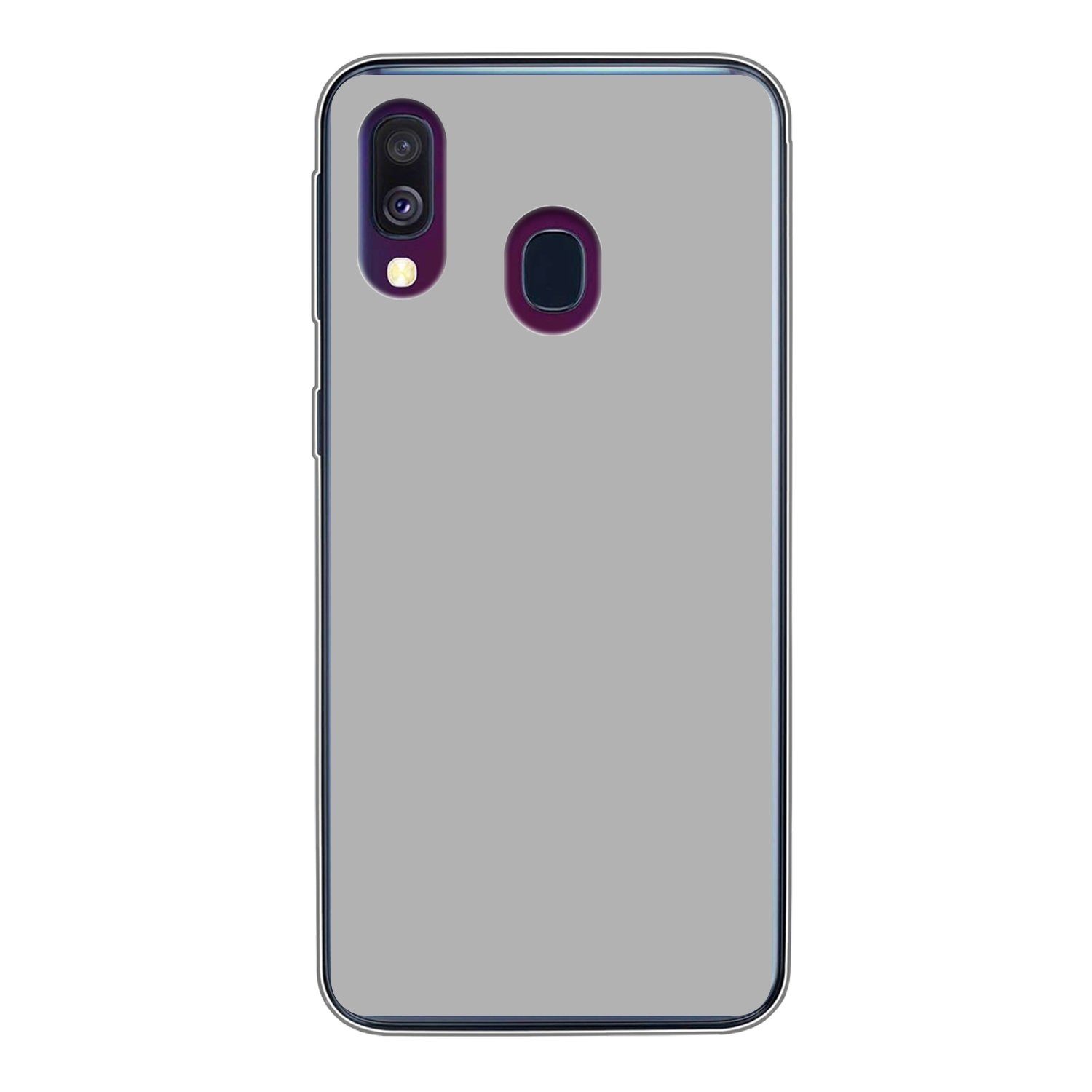Handyhülle für Samsung Galaxy A40 Grau - Unifarbener Druck