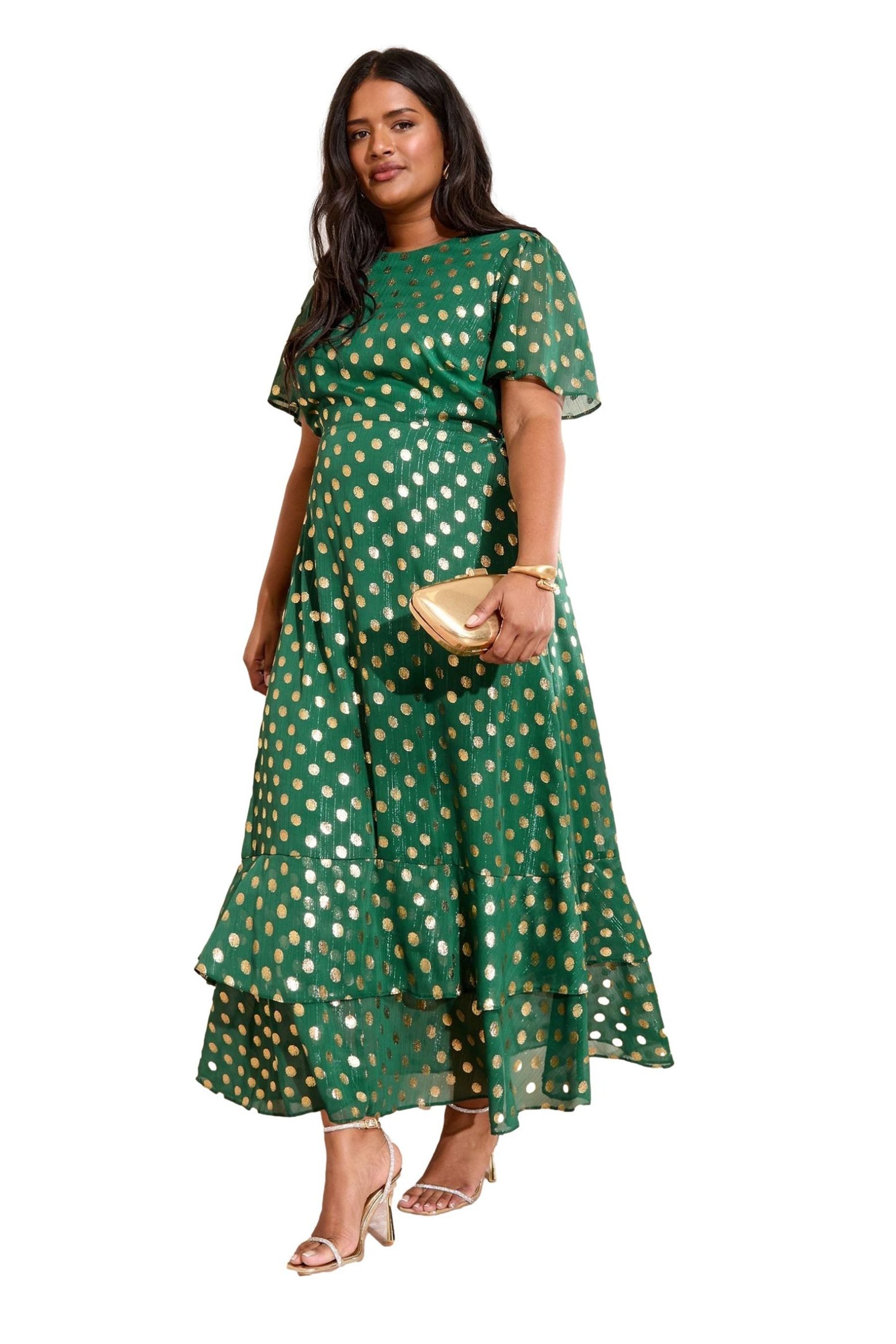 Friends Like These Maxikleid Friends Like These Chiffon-Maxikleid, Curve (1-tlg)