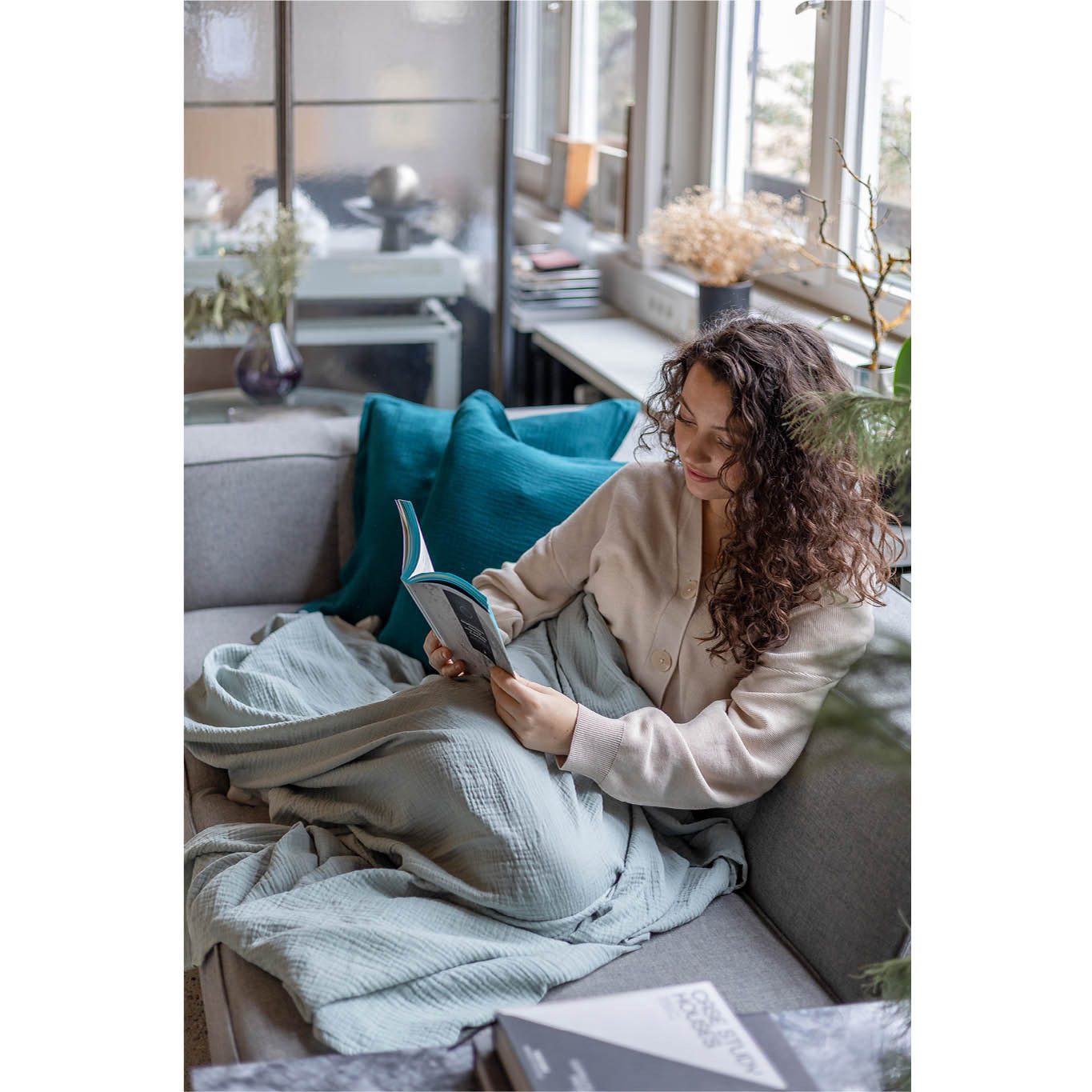hutch&putch Bettwäsche Musselin-Sommerbundle (Sommerdecke 200x135cm + günstig online kaufen