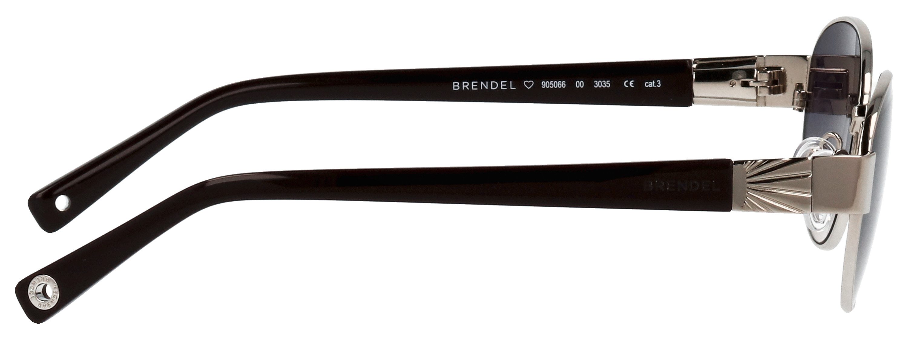 BRENDEL eyewear Sonnenbrille Modell 905066 Form Oval, Logoschriftzug auf Bügel, Metallfassung – Bild 4 von 4