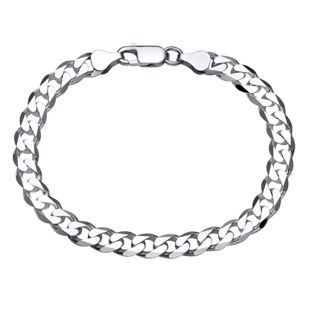 JEWLIX Panzerarmband Echtsilber Armband: 925er Panzerarmband 7mm 19cm PA007 günstig online kaufen