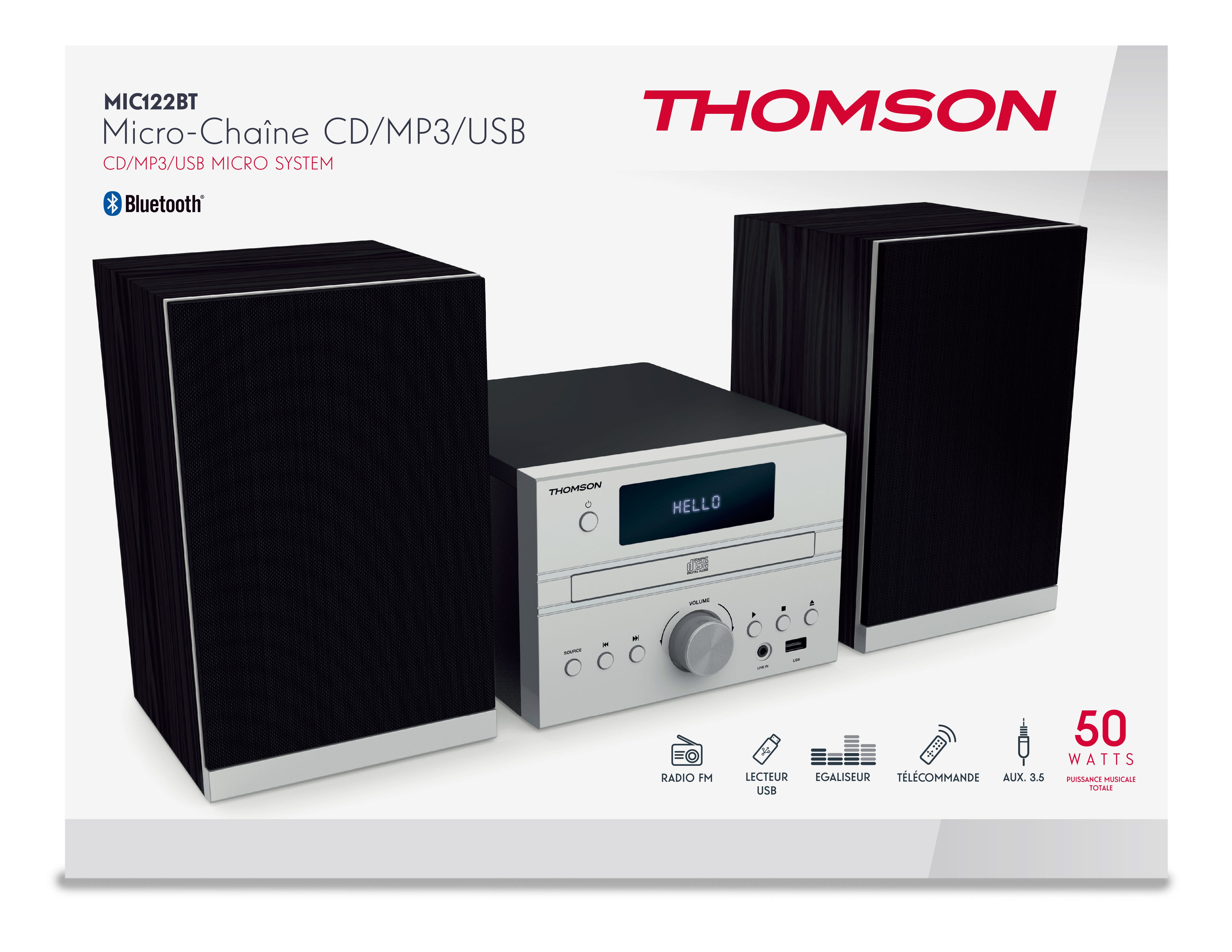 Thomson Thomson Micro-Kompaktanlage MIC122BT Microanlage