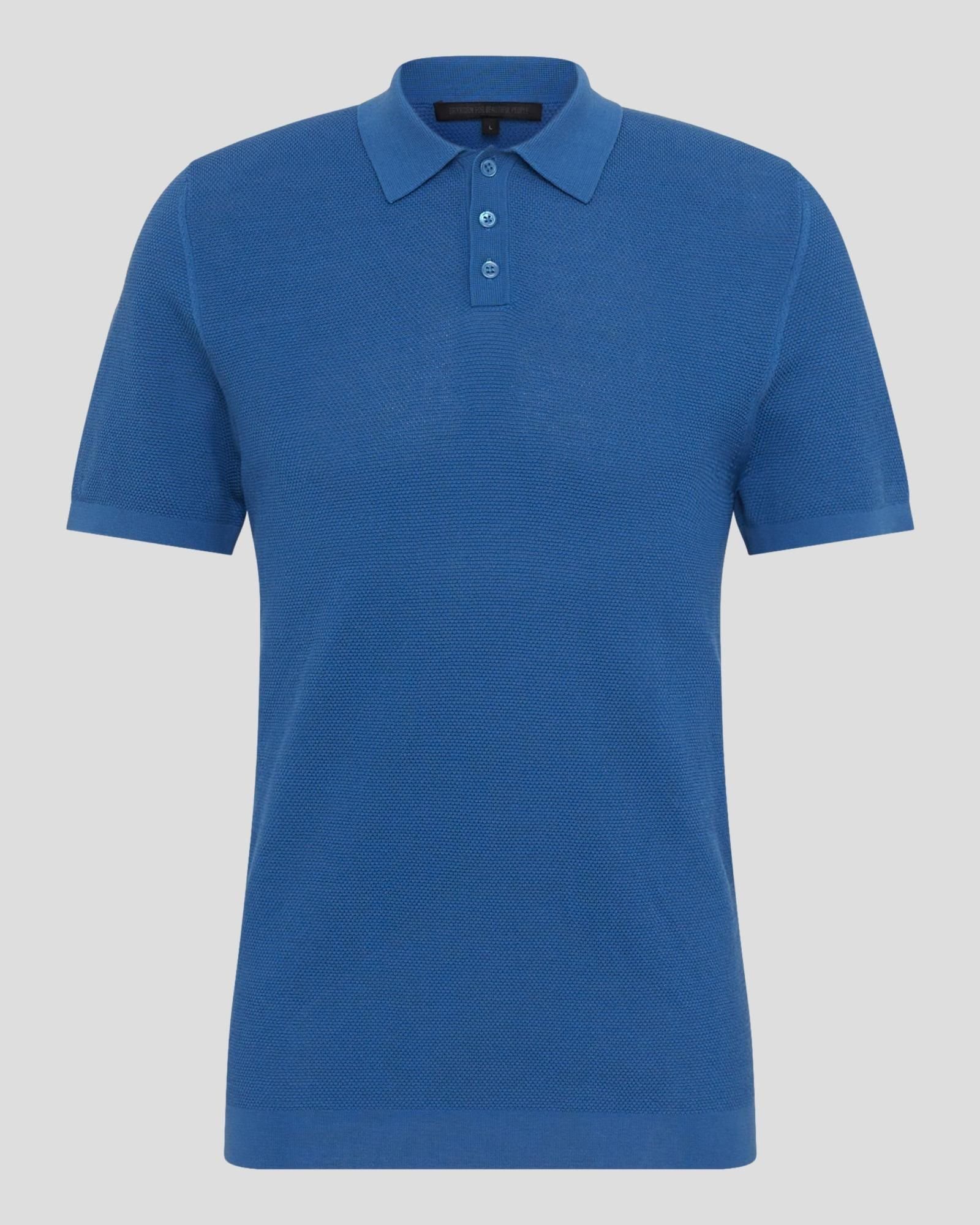 Drykorn Kurzarmshirt 3405 blau