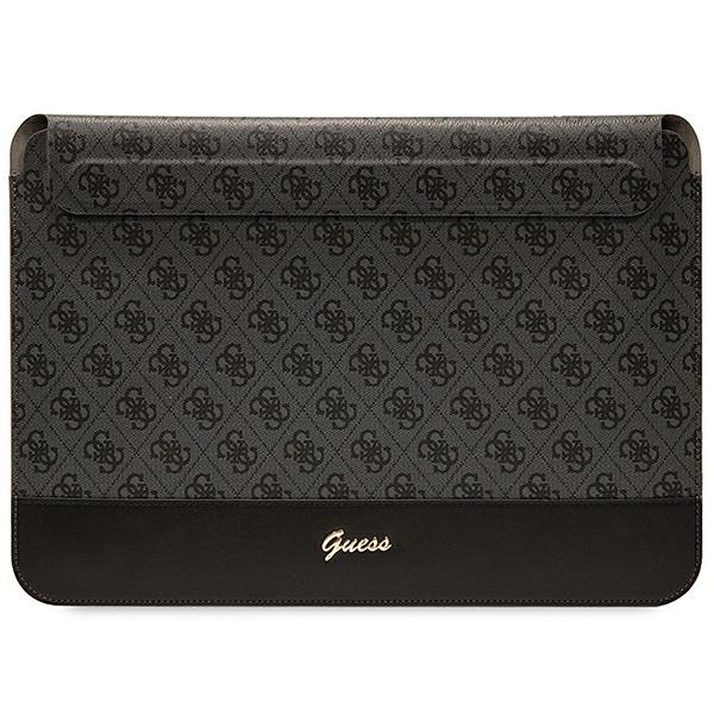Guess Laptoptasche Notebookhülle Schutzhülle Lederoptik (Spar-Set, 1-tlg), Magnetverschluss, Lederoptik, Metall-Logo