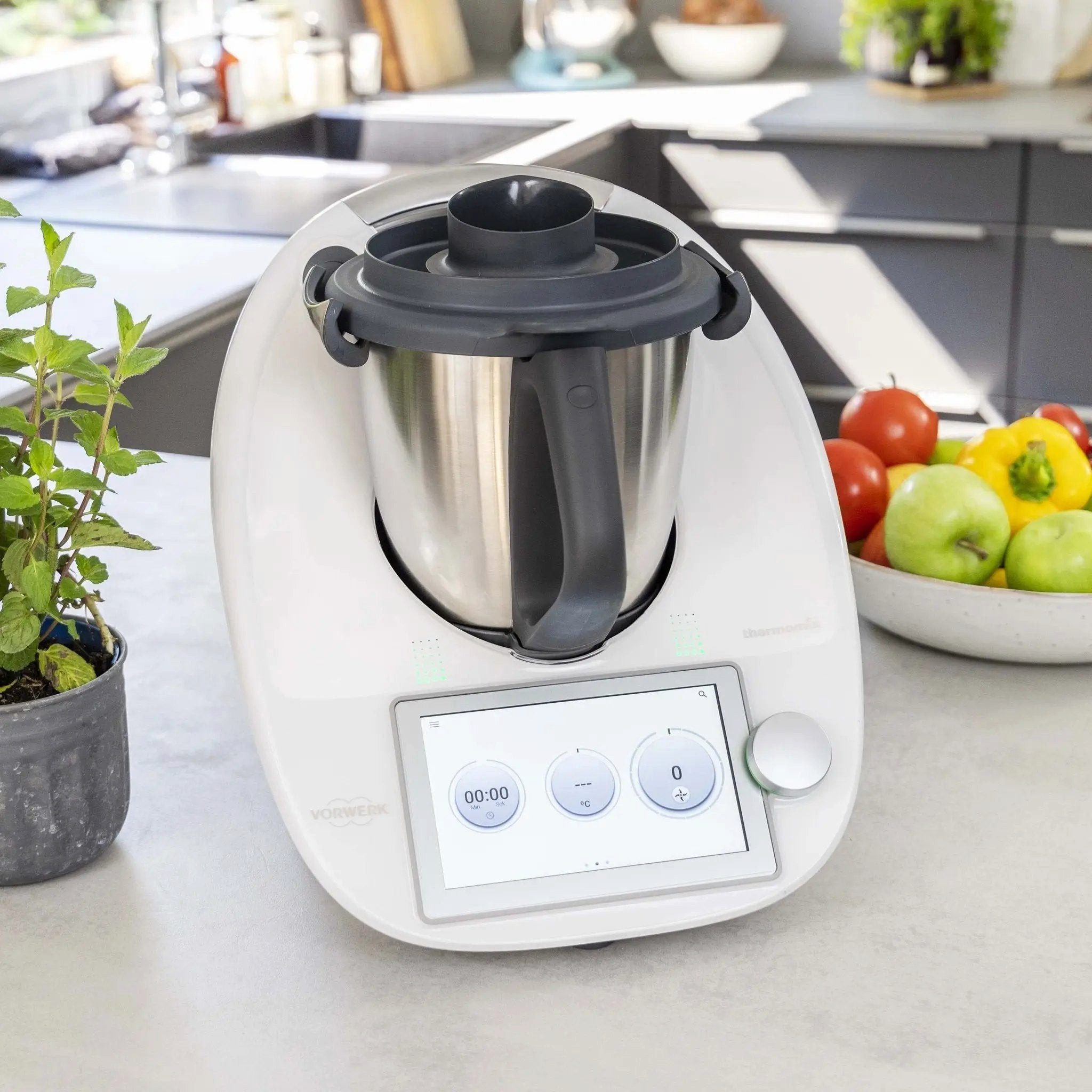 Wundermix Küchenmaschinen Zubehör-Set WunderScreen® Hybrid-Glas Displayschutz für Thermomix, Zubehör für TM6