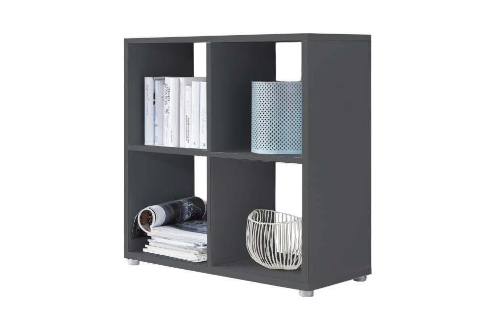 BMG Möbel Standregal NIZZA, Aktennregal, Würfelregal mit 4 Fächern, Made in günstig online kaufen