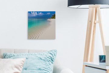 OneMillionCanvasses® Leinwandbild Meer - Strand - Sommer, (1 St), Leinwand Bilder für Wohnzimmer Schlafzimmer