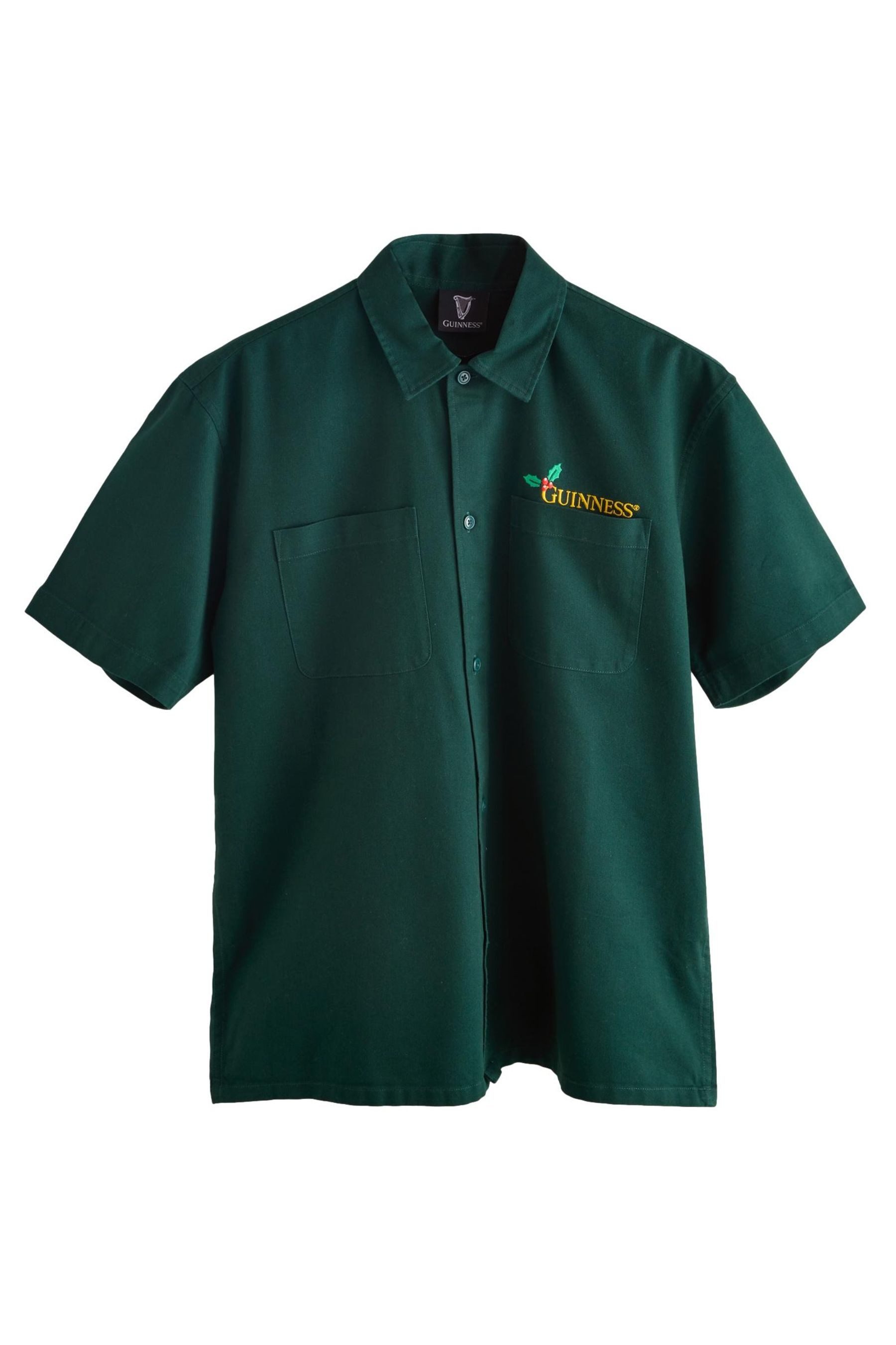 Next Kurzarmhemd Weihnachtliches Kurzarmhemd (1-tlg)