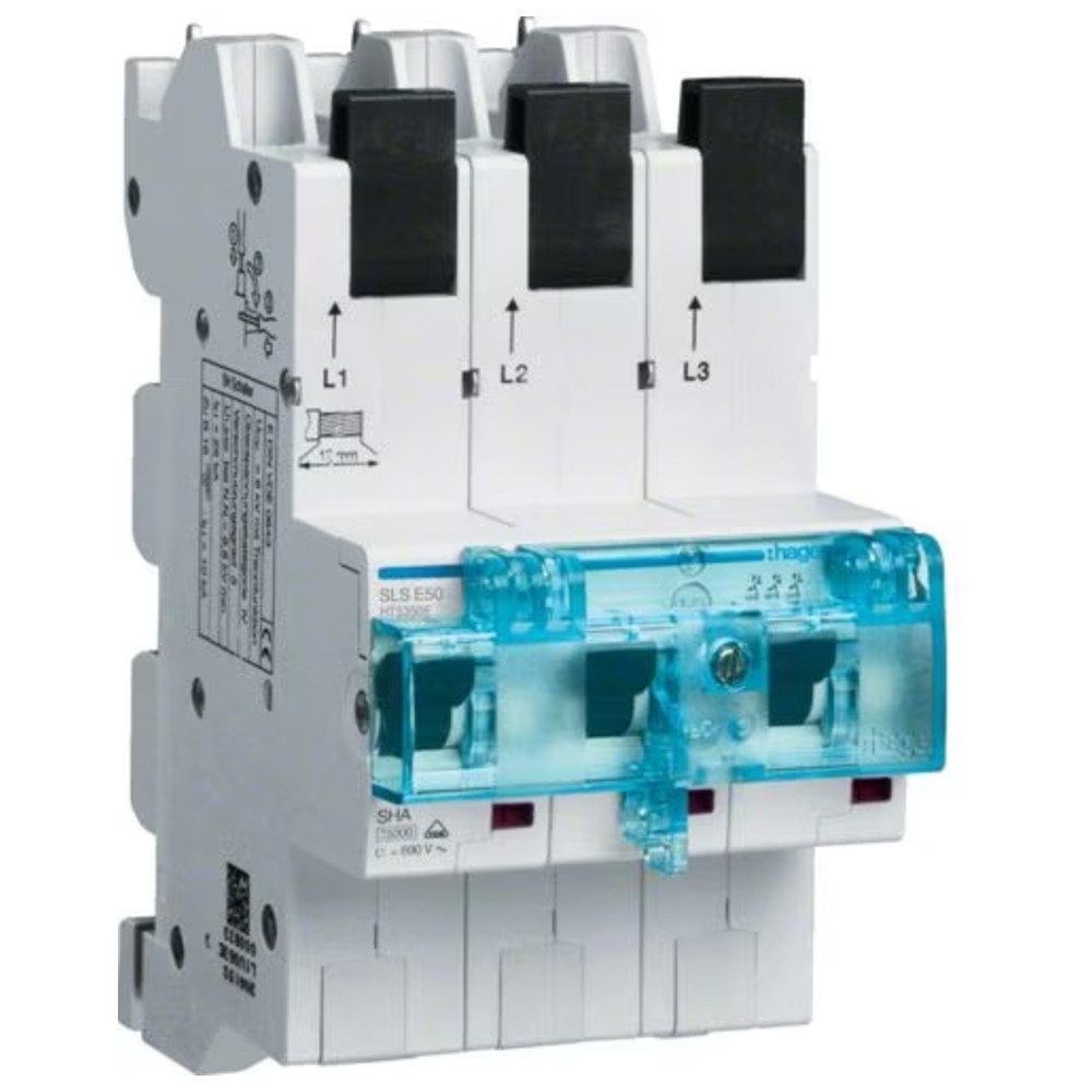 Schalter SLS-Schalter, 3 polig, Typ E, 50 A, für Sammelschiene QuickConnect